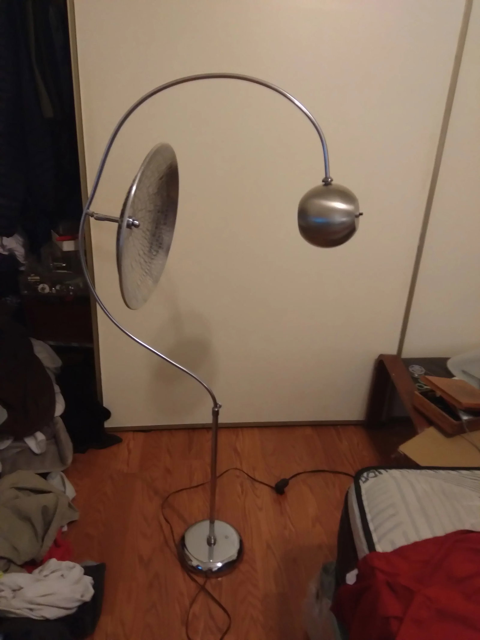 1980s Mid-Century Modern Reflector Floor Lamp - 7
