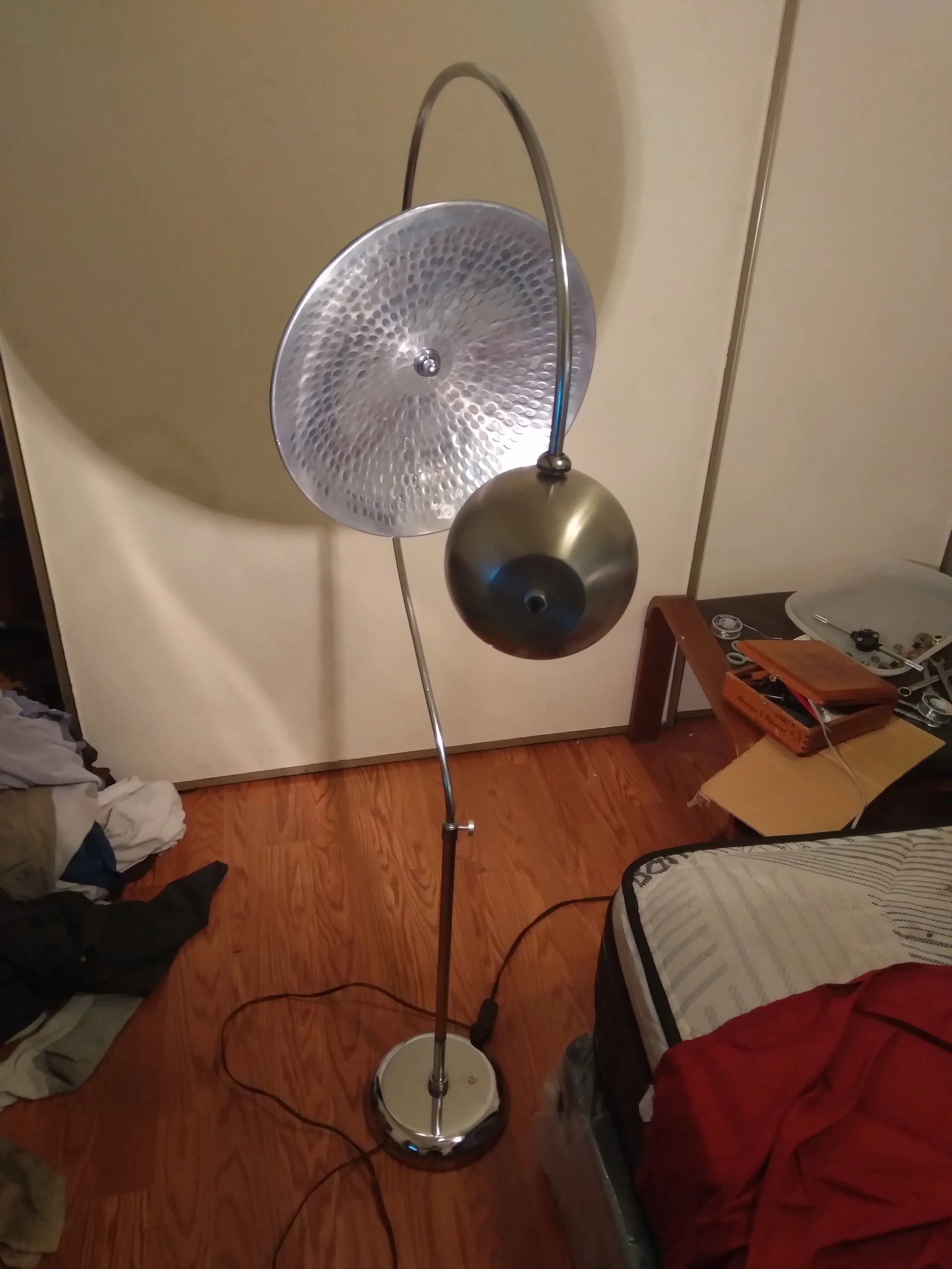 1980s Mid-Century Modern Reflector Floor Lamp - 8