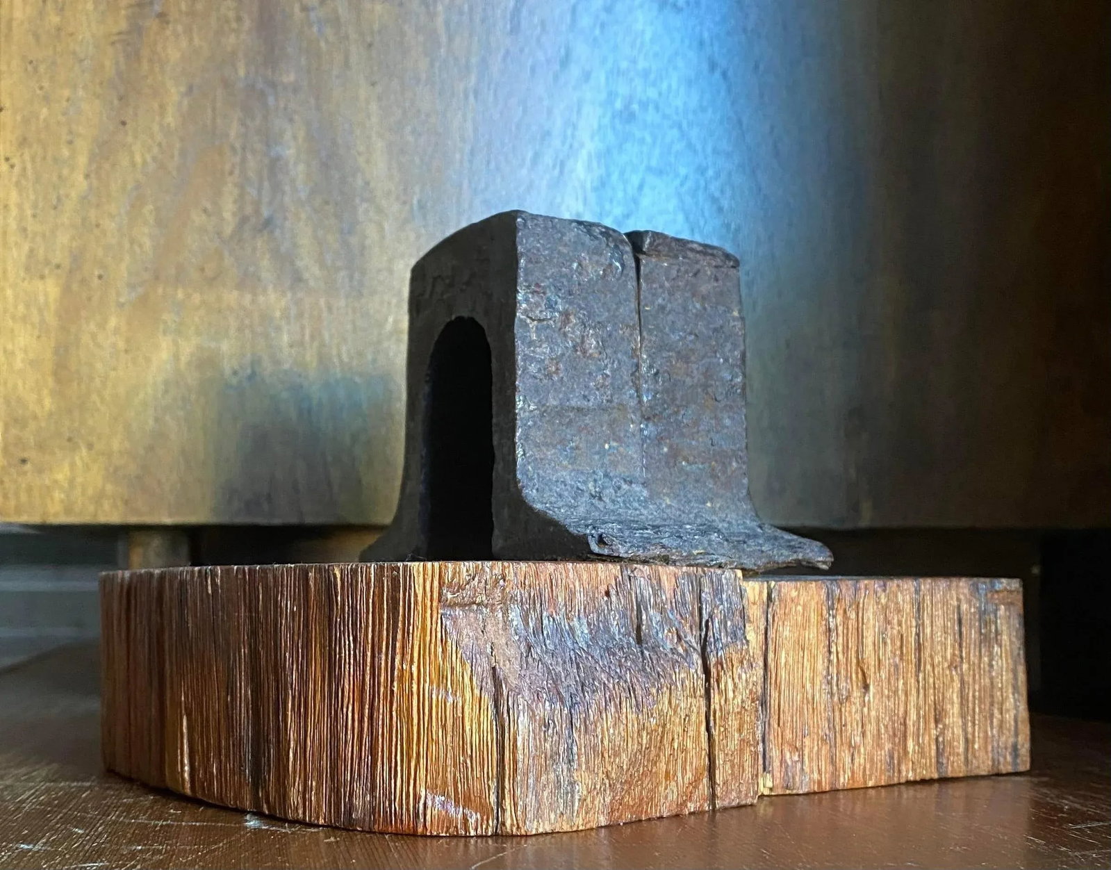 1970s Brutalist Forged Steel Bookends, a Pair (After Don Shoemaker) - 8