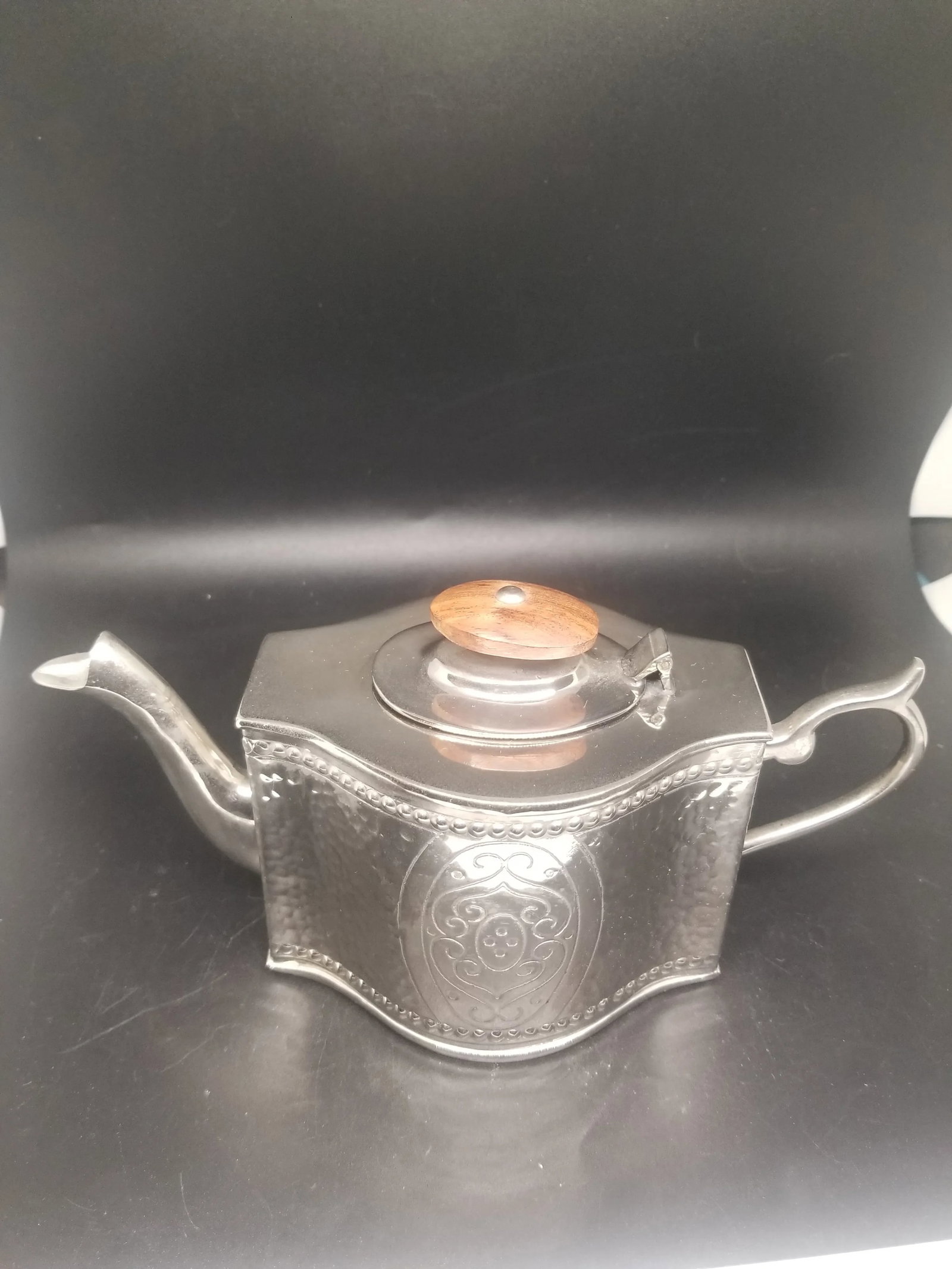 Vintage Metal Teapot, India - 2