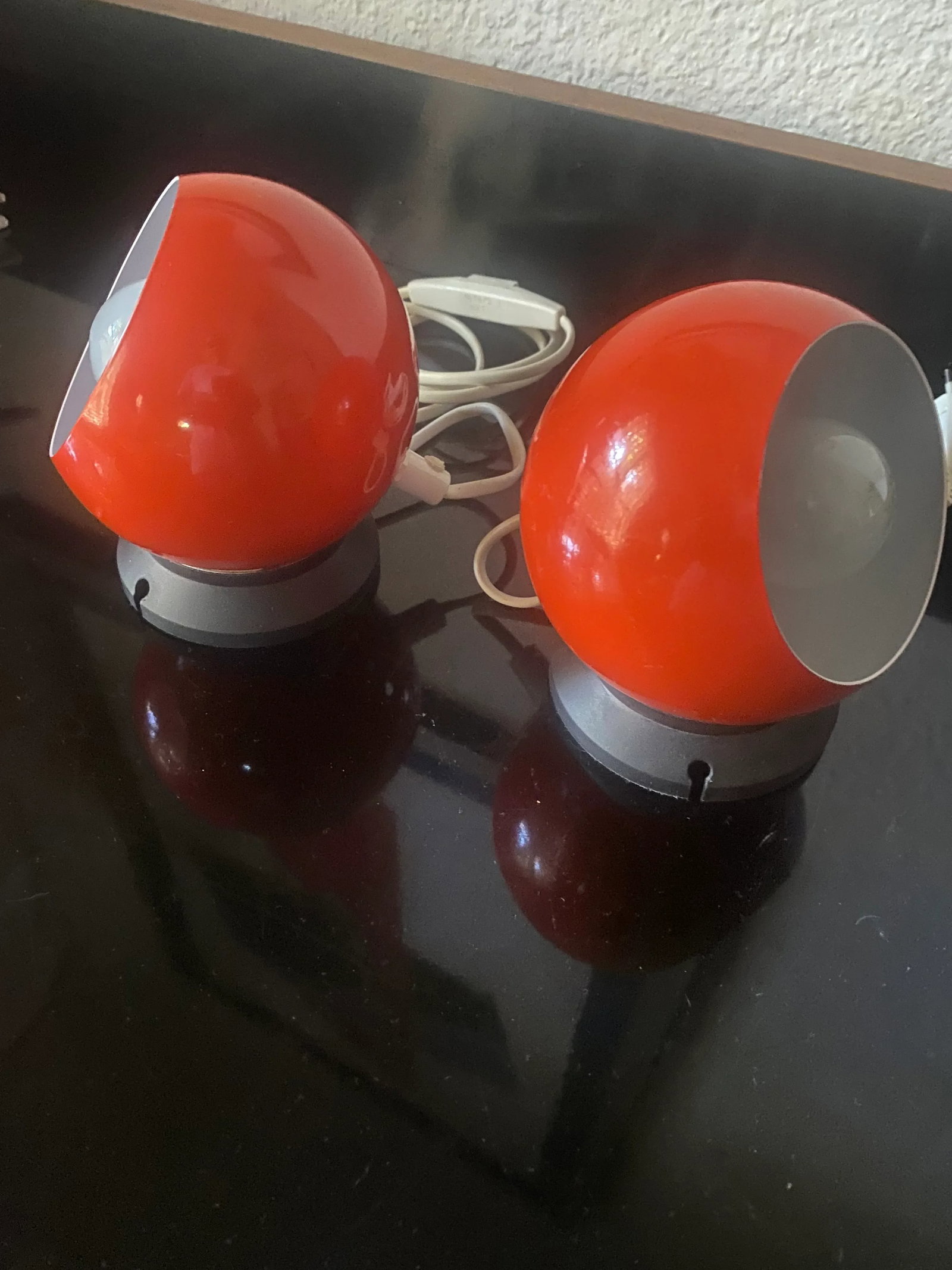 60s Abo Rander Magnetic Ball Wall Lamps a Pair - 4