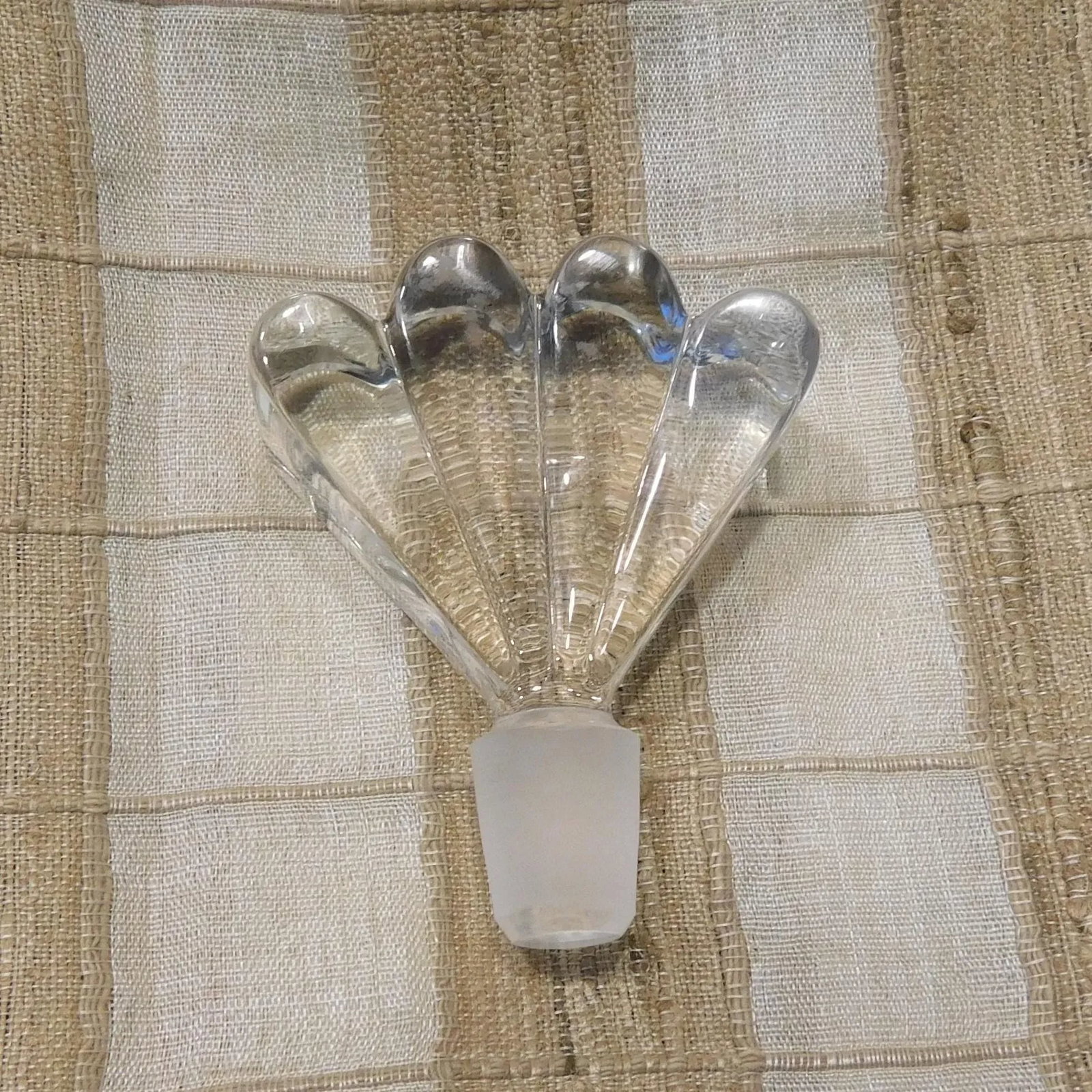 1930s Colle Crystal Perfume Bottle From Italy - 3