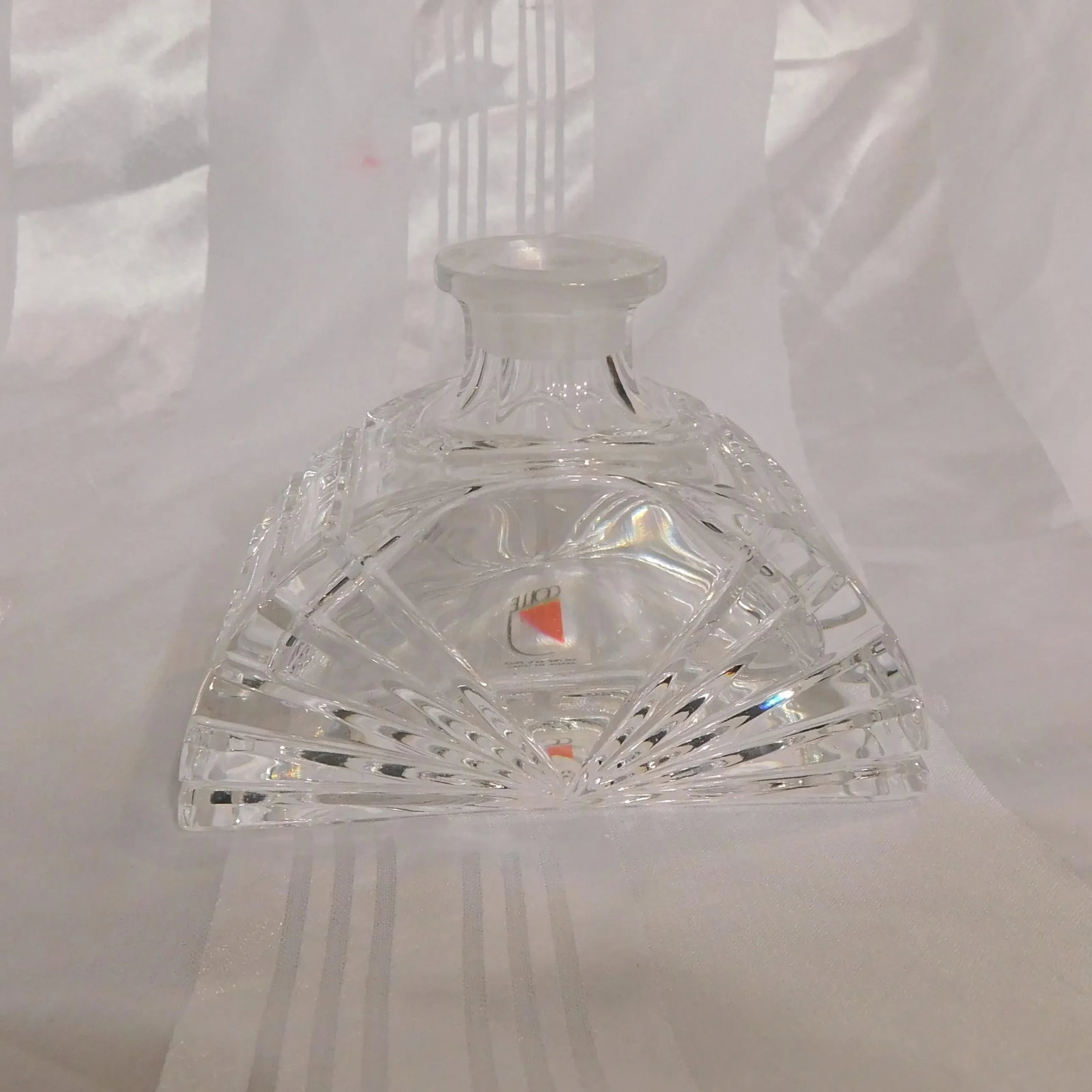 1930s Colle Crystal Perfume Bottle From Italy - 6