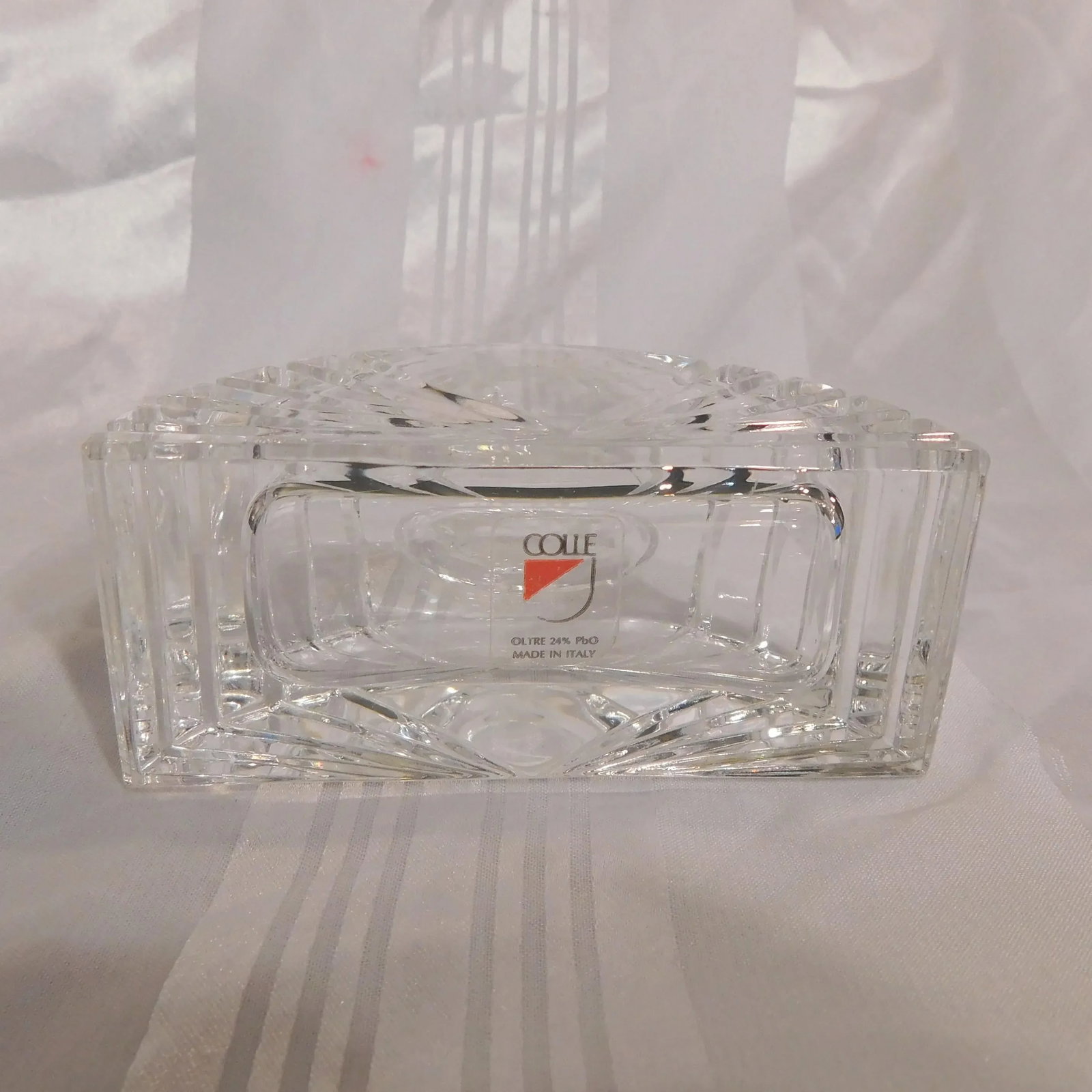 1930s Colle Crystal Perfume Bottle From Italy - 7