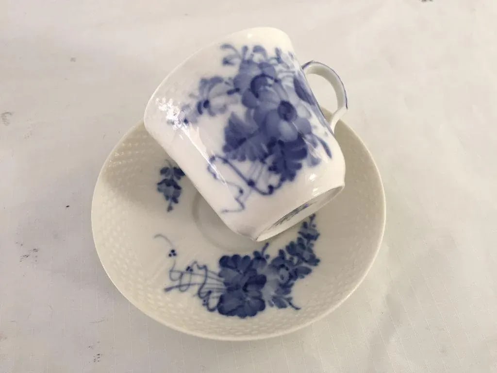 Vintage Royal Copenhagen Demitasse Cup & Saucer - A Pair - 2