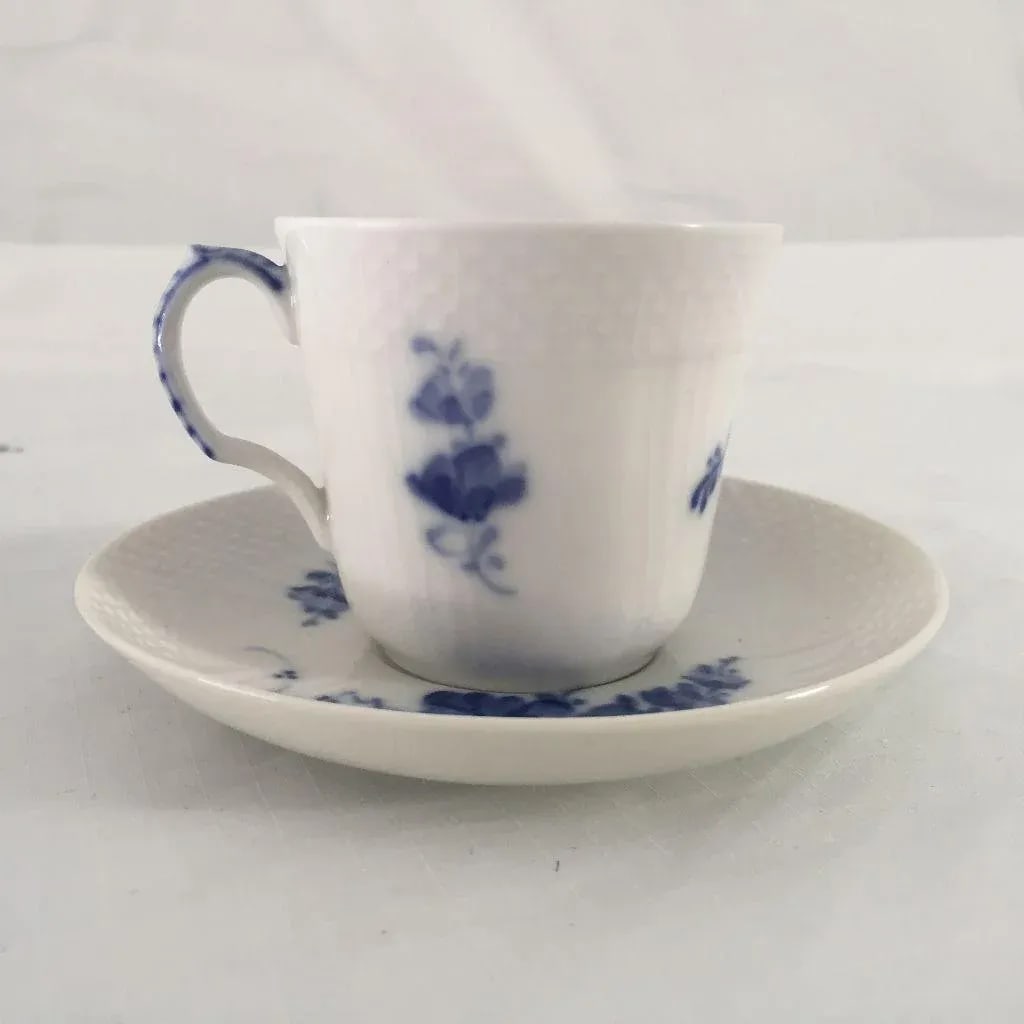 Vintage Royal Copenhagen Demitasse Cup & Saucer - A Pair - 3