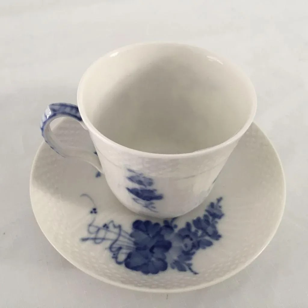 Vintage Royal Copenhagen Demitasse Cup & Saucer - A Pair - 4