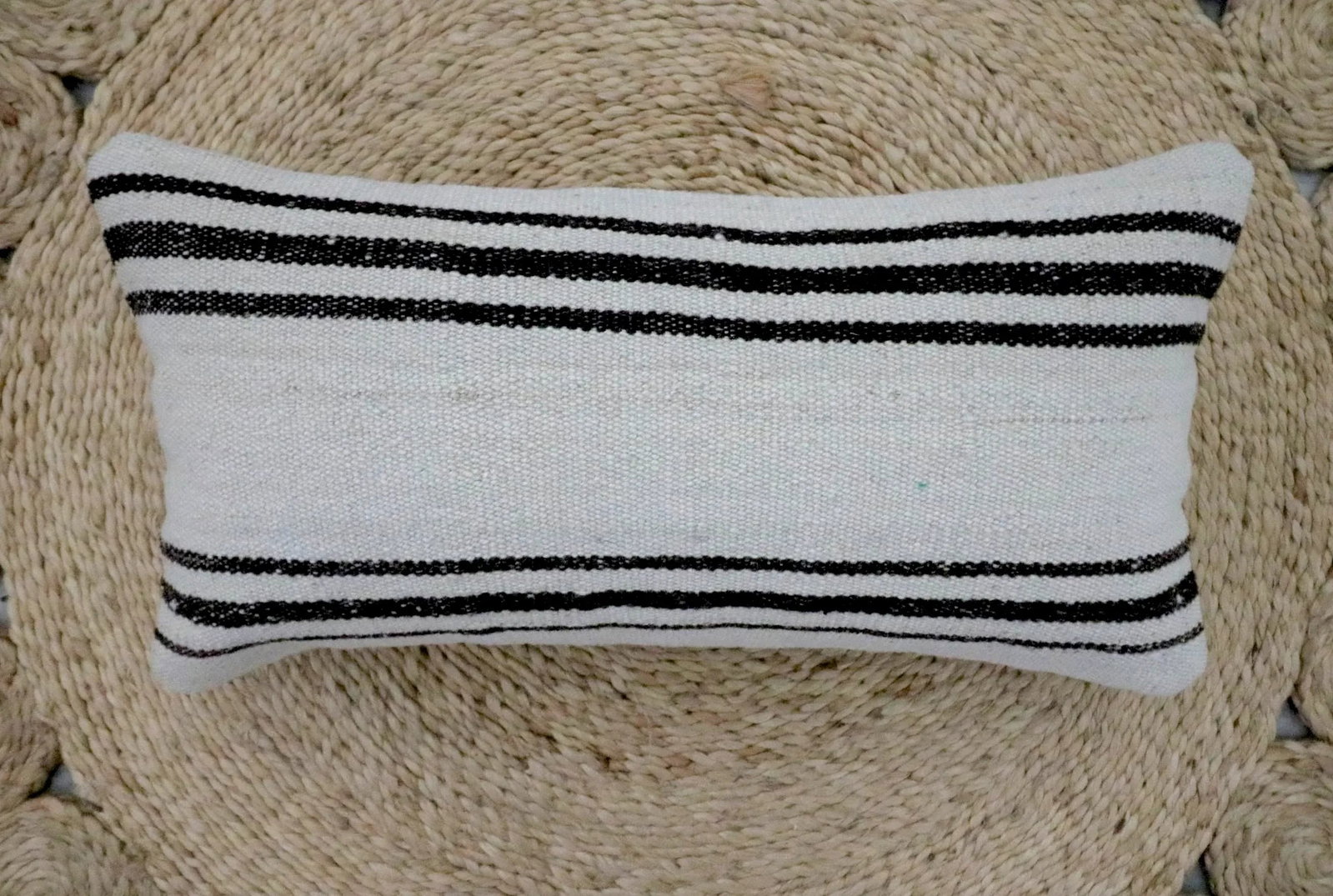 1960s Kilim Lumbar Pillow Cover - 4