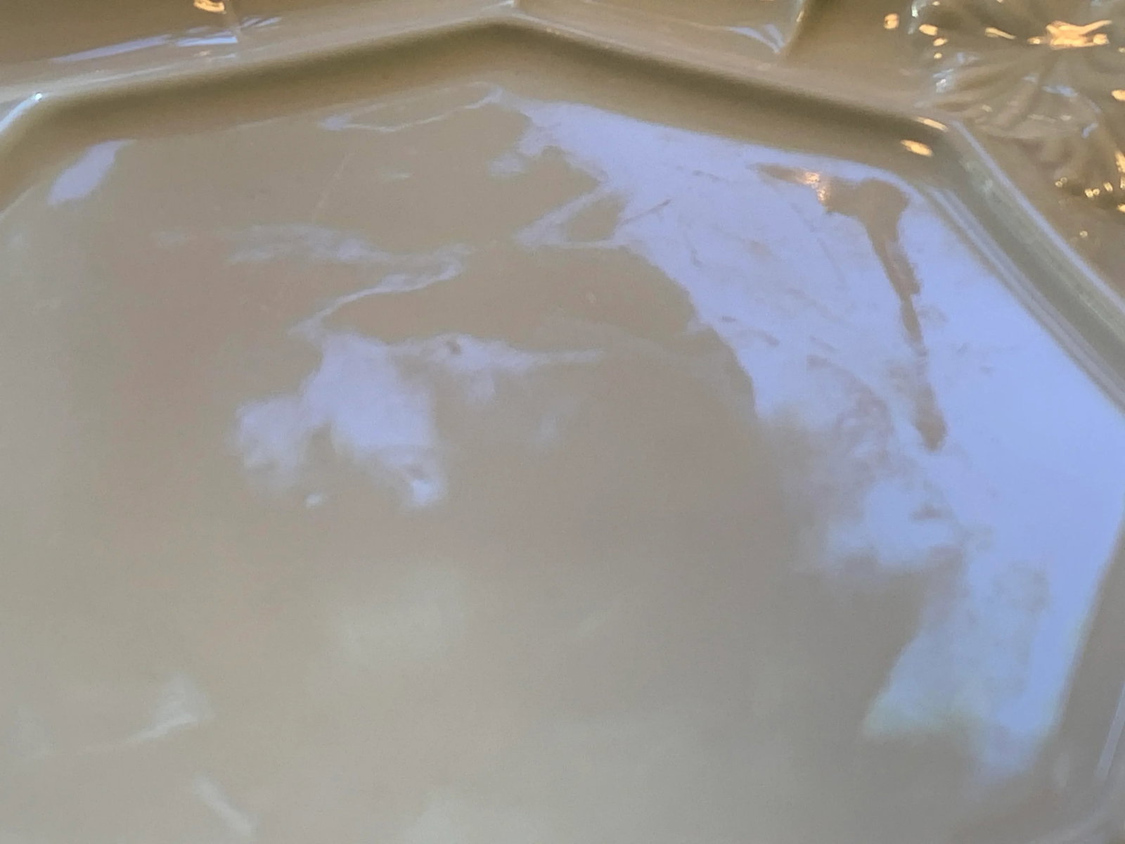 Vintage White Ironstone Platter or Cheese & Fruit Tray - 8