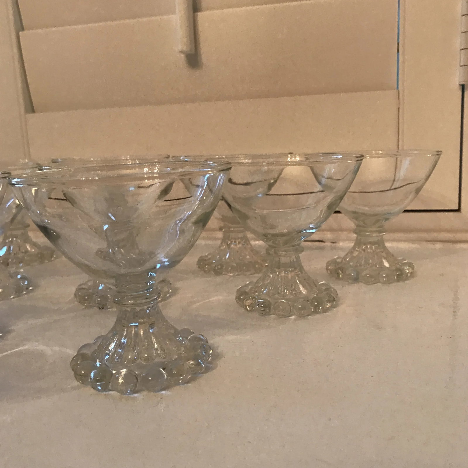 1940's Vintage Shabby Chic Boobie Glasses- Set of 10 - 11