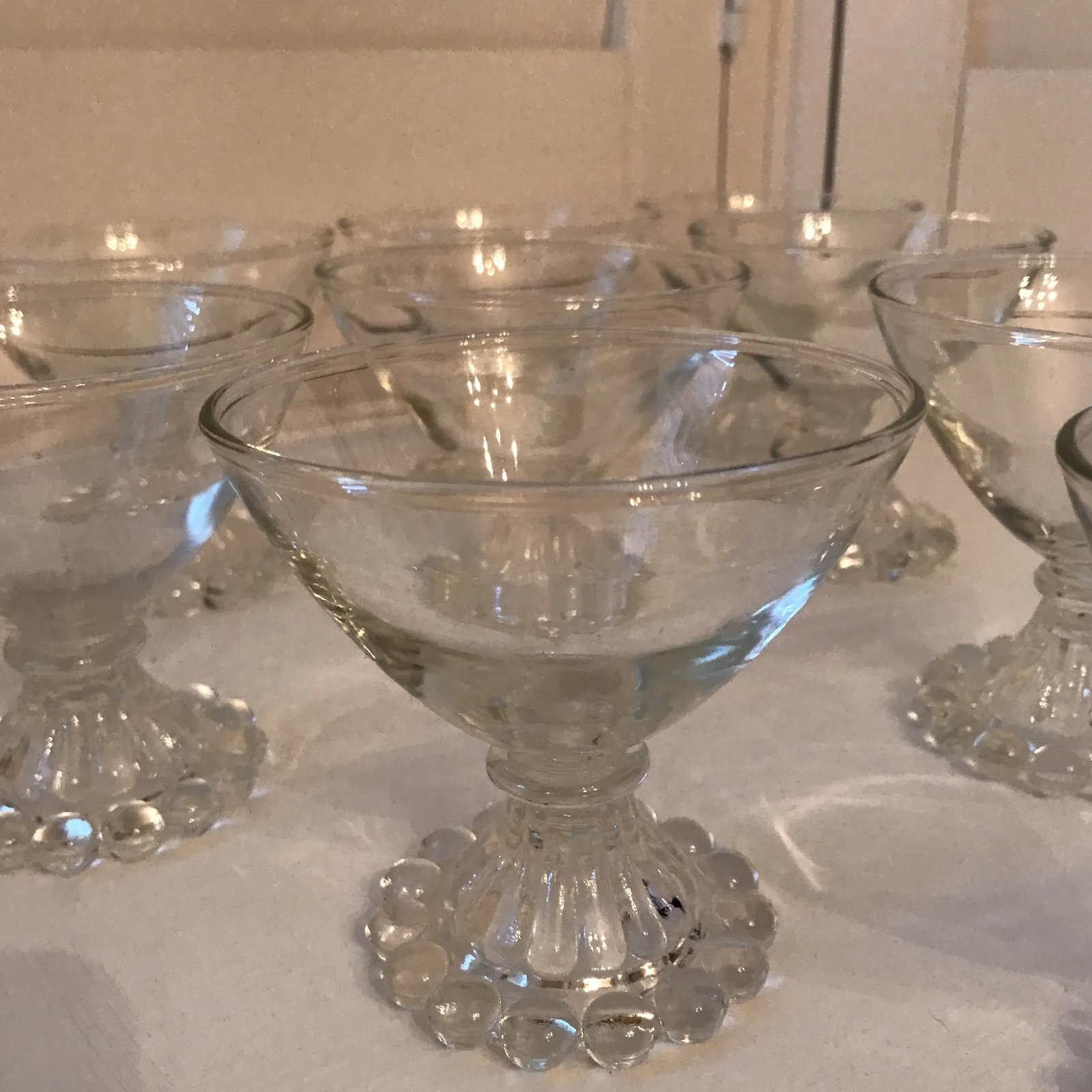 1940's Vintage Shabby Chic Boobie Glasses- Set of 10 - 3