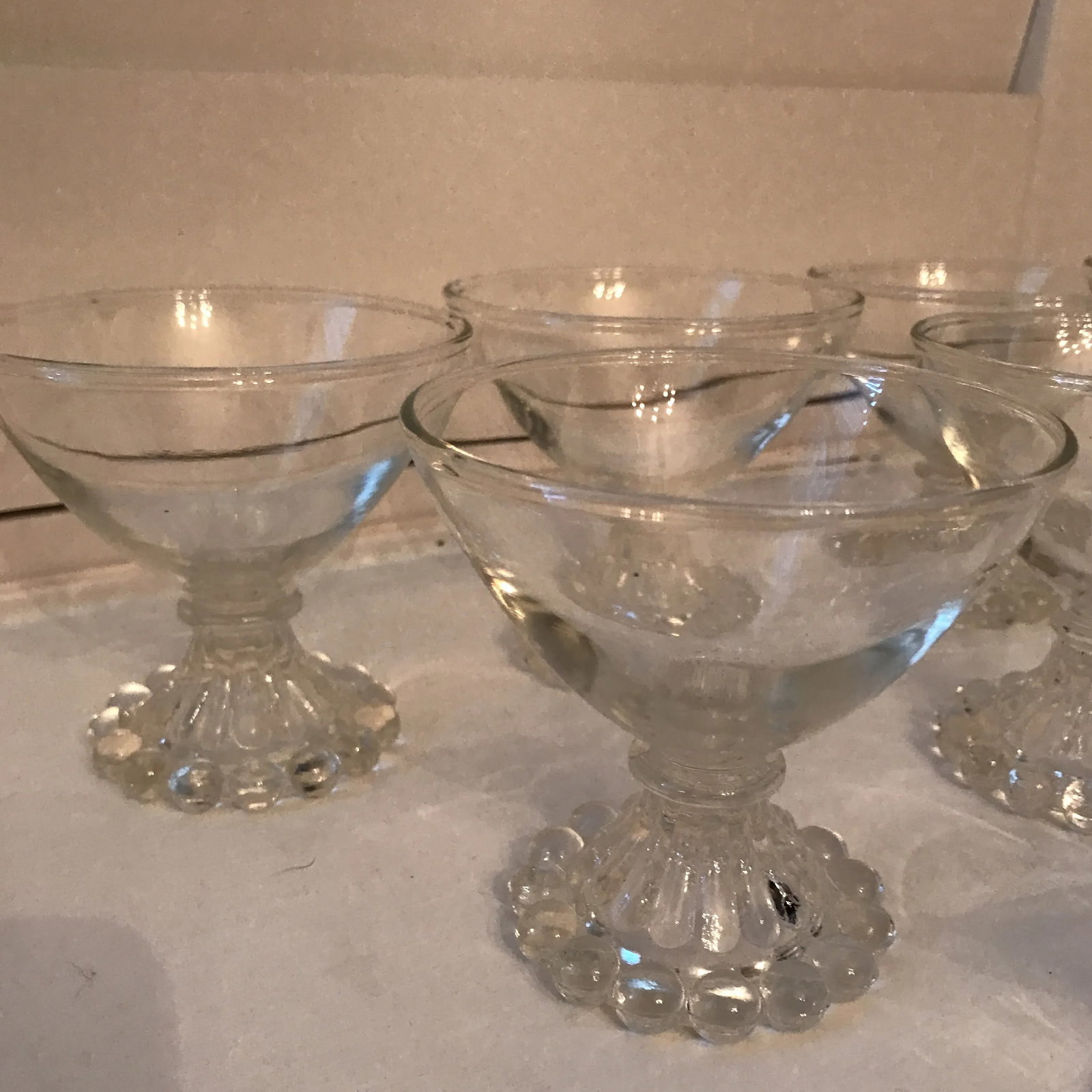 1940's Vintage Shabby Chic Boobie Glasses- Set of 10 - 4