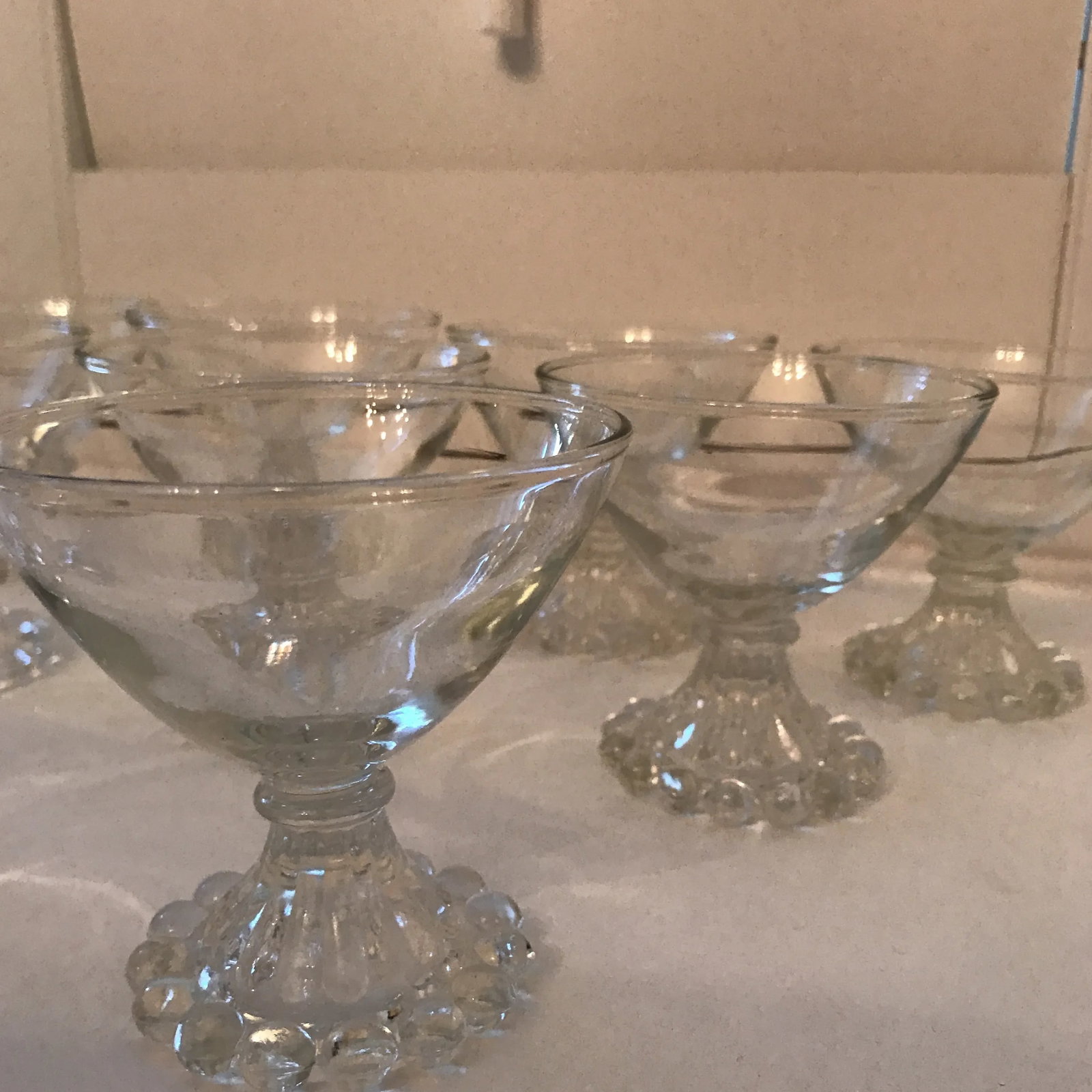 1940's Vintage Shabby Chic Boobie Glasses- Set of 10 - 5