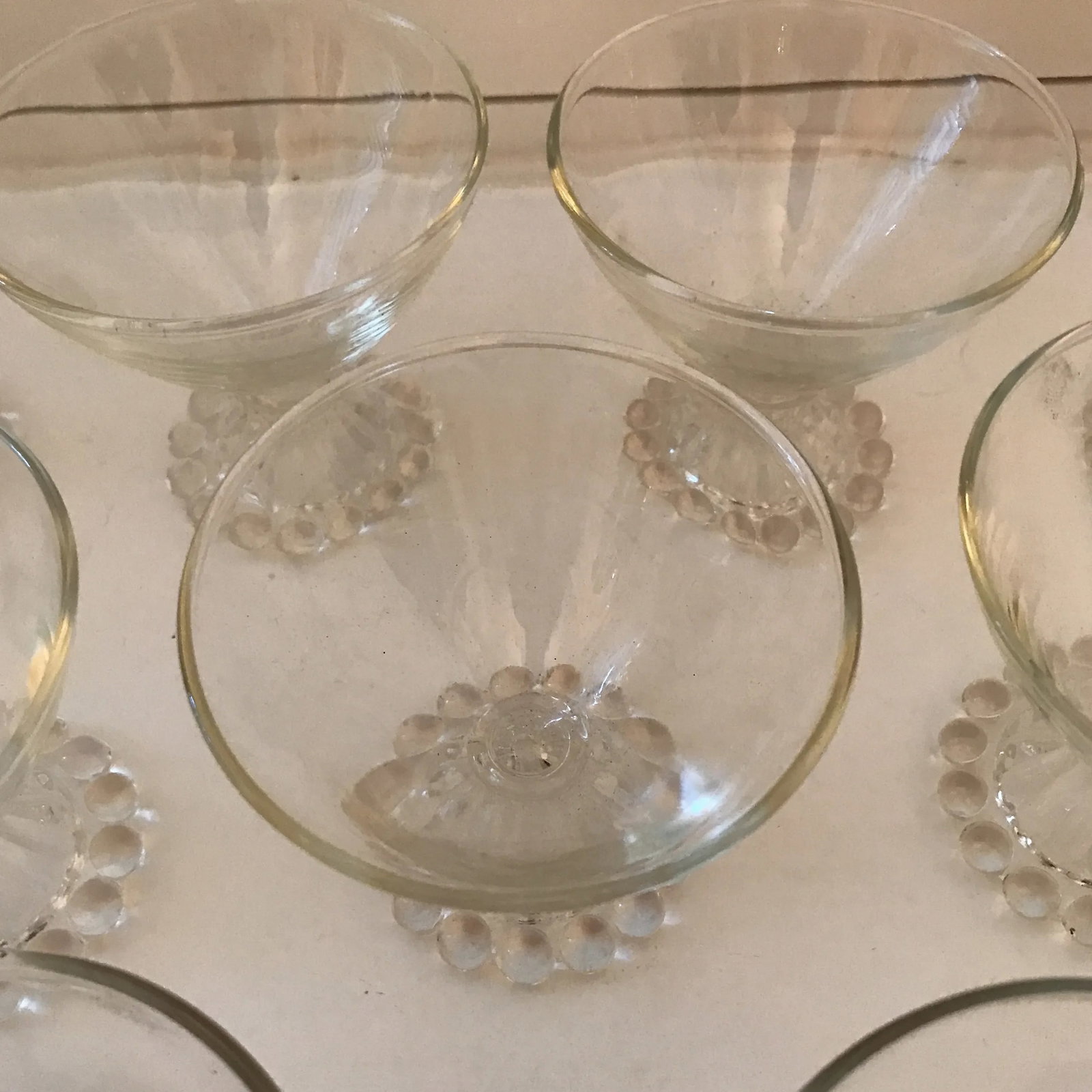 1940's Vintage Shabby Chic Boobie Glasses- Set of 10 - 8