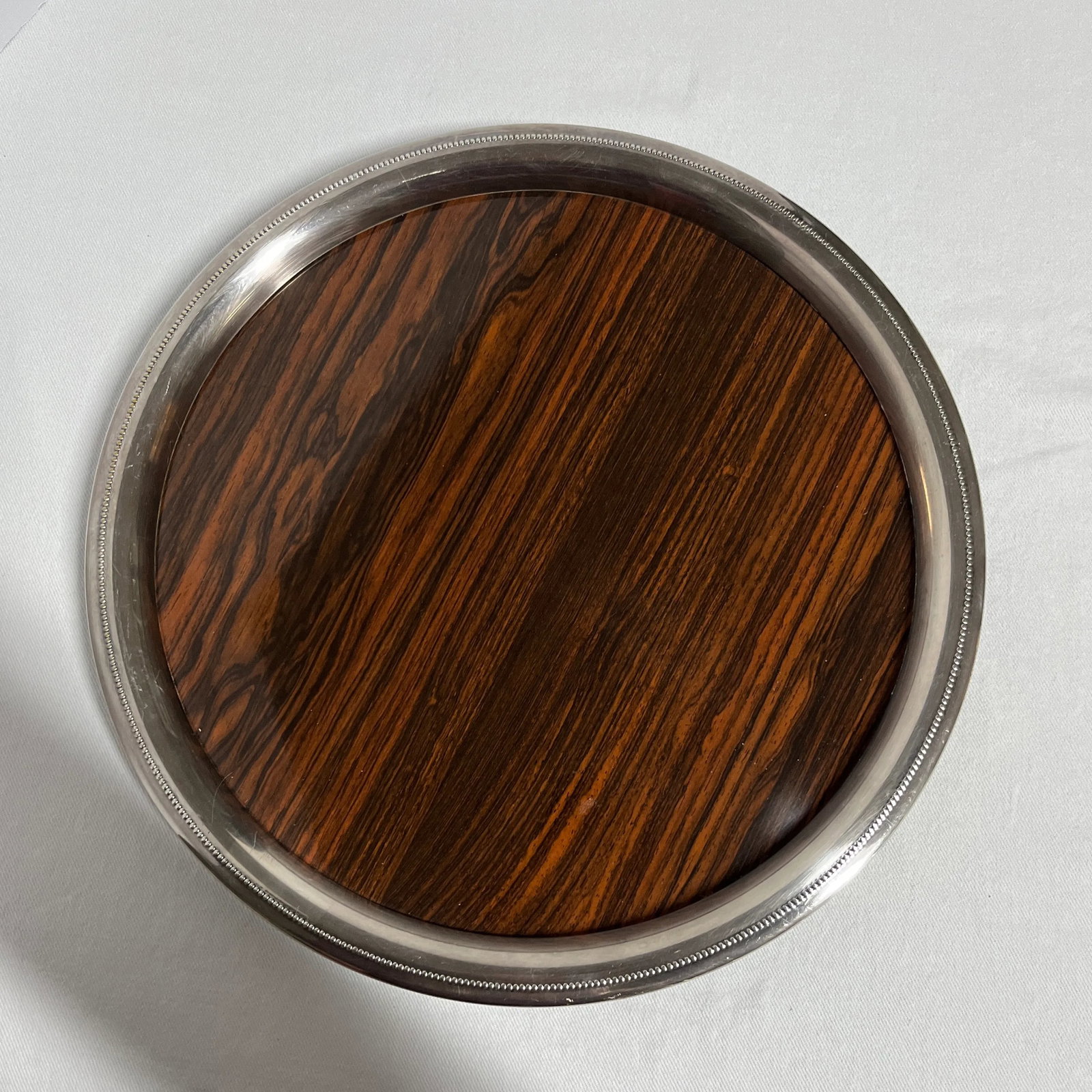 Mid Century Formica and Silver Plated Bar Tray - 2