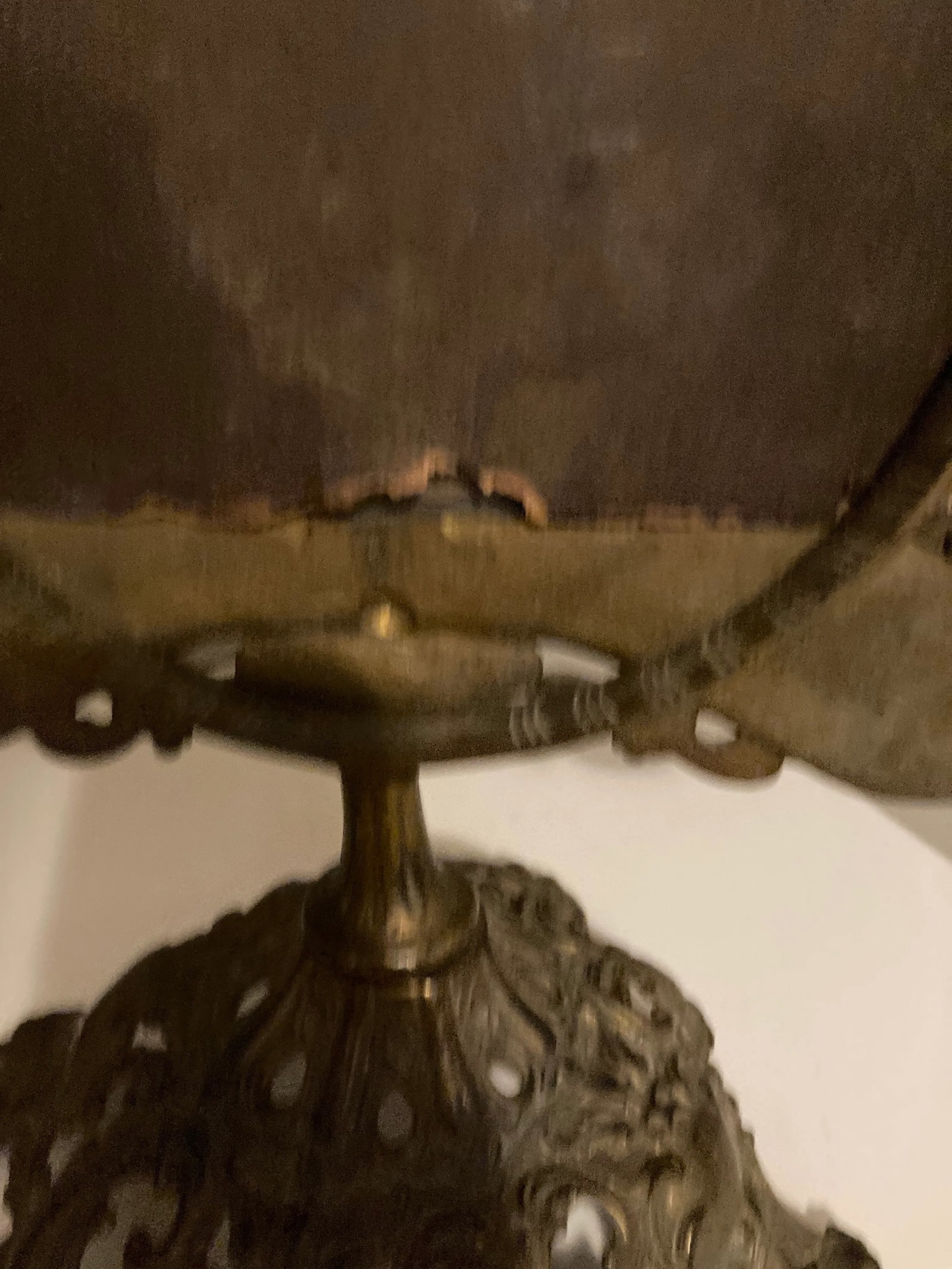 19th Century Ornate Brass Tabletop Mirror on Stand by National Brass and Iron Works - 6