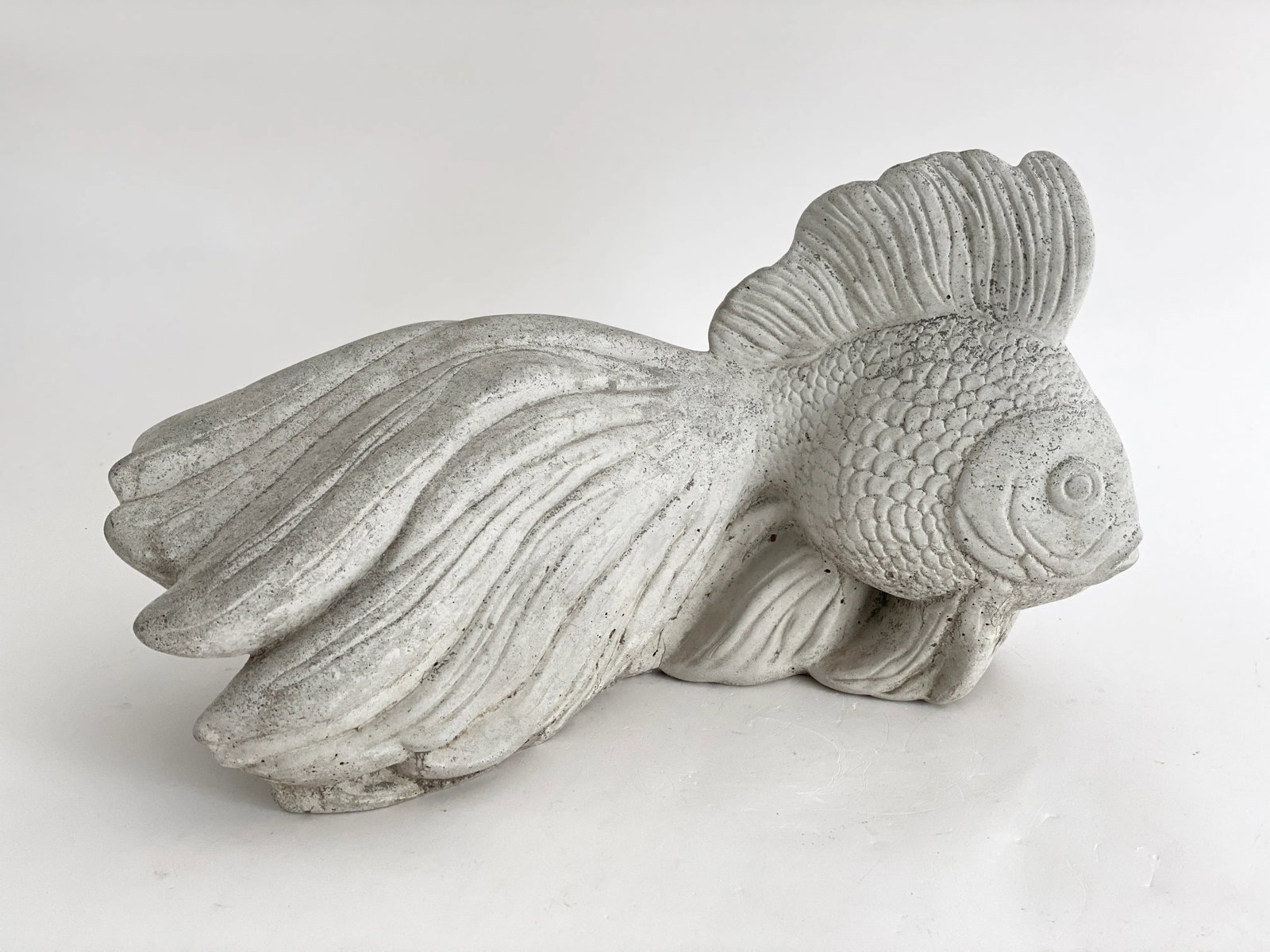 Cast Cement Koi Fish - 2
