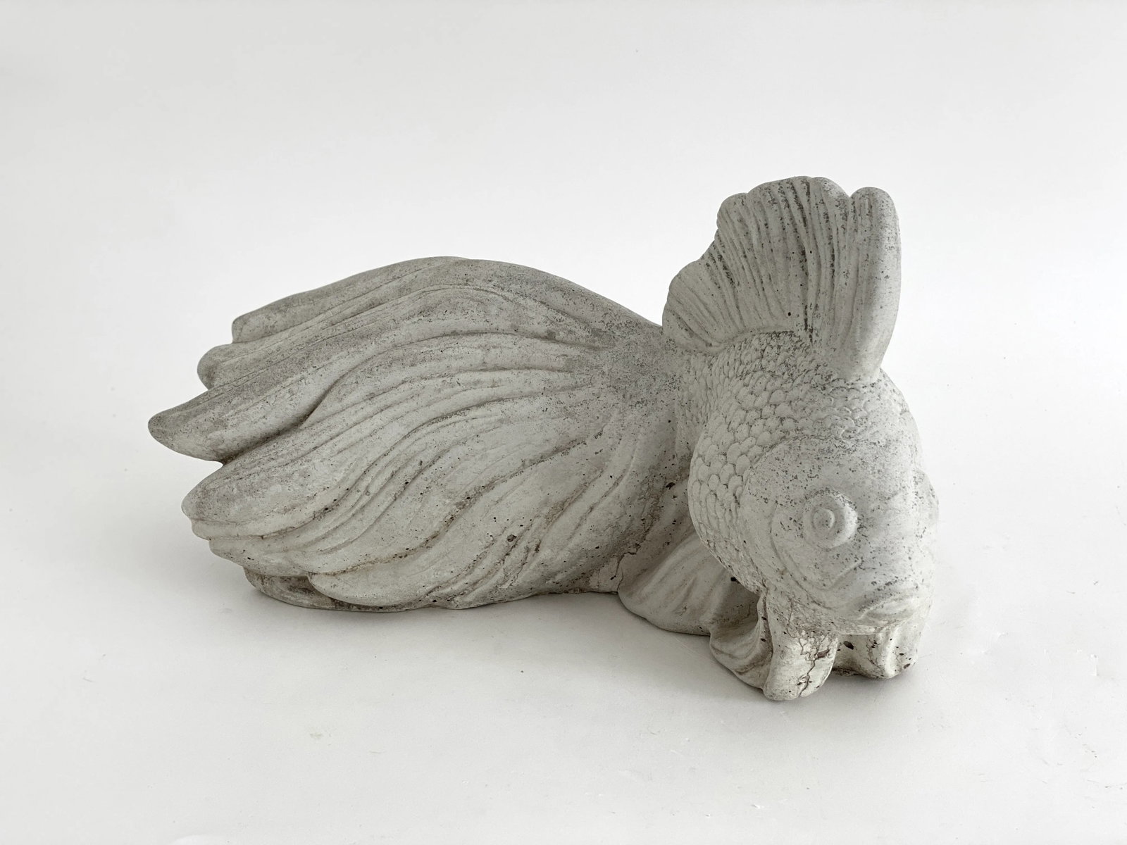 Cast Cement Koi Fish - 4
