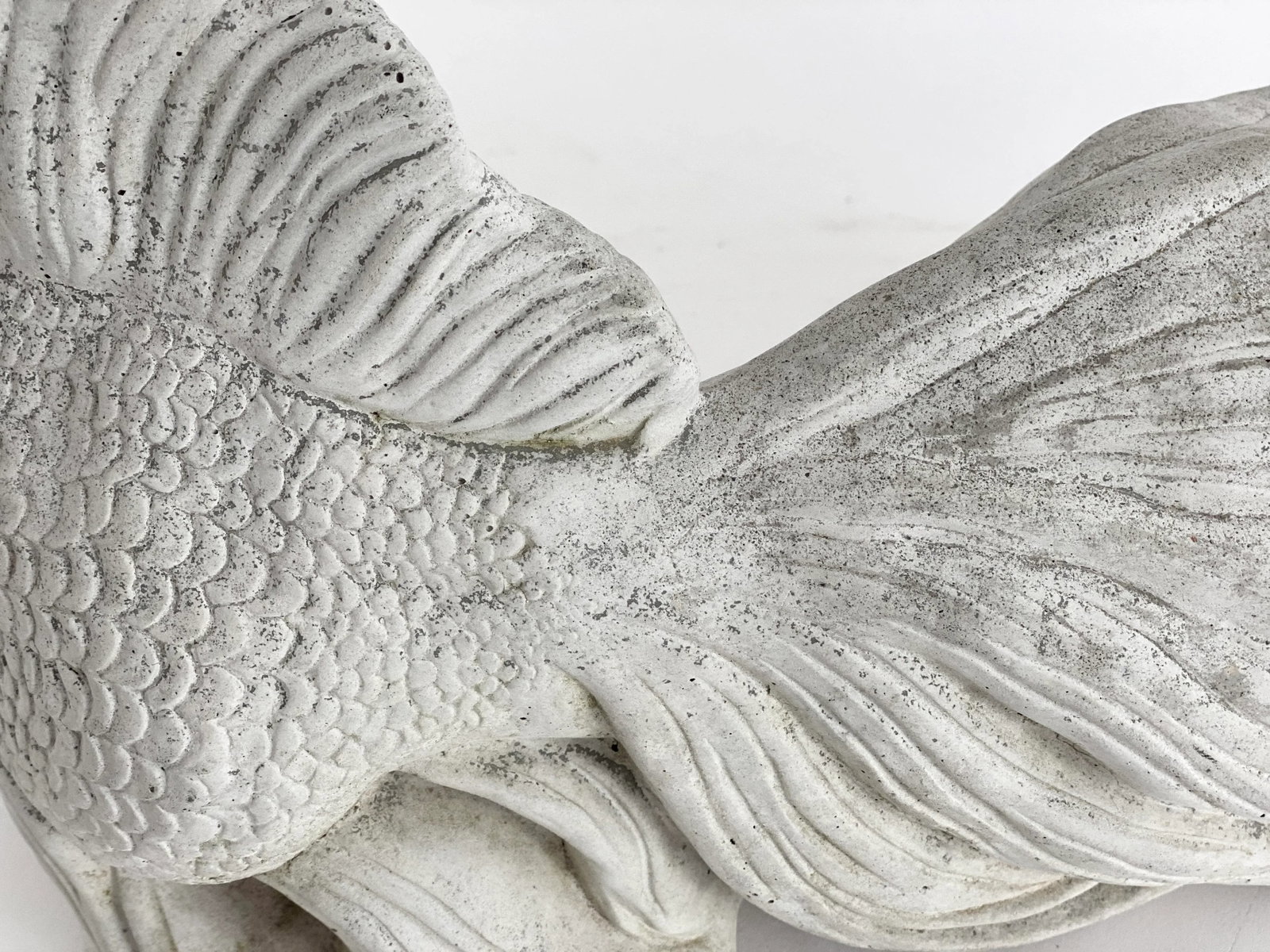 Cast Cement Koi Fish - 6