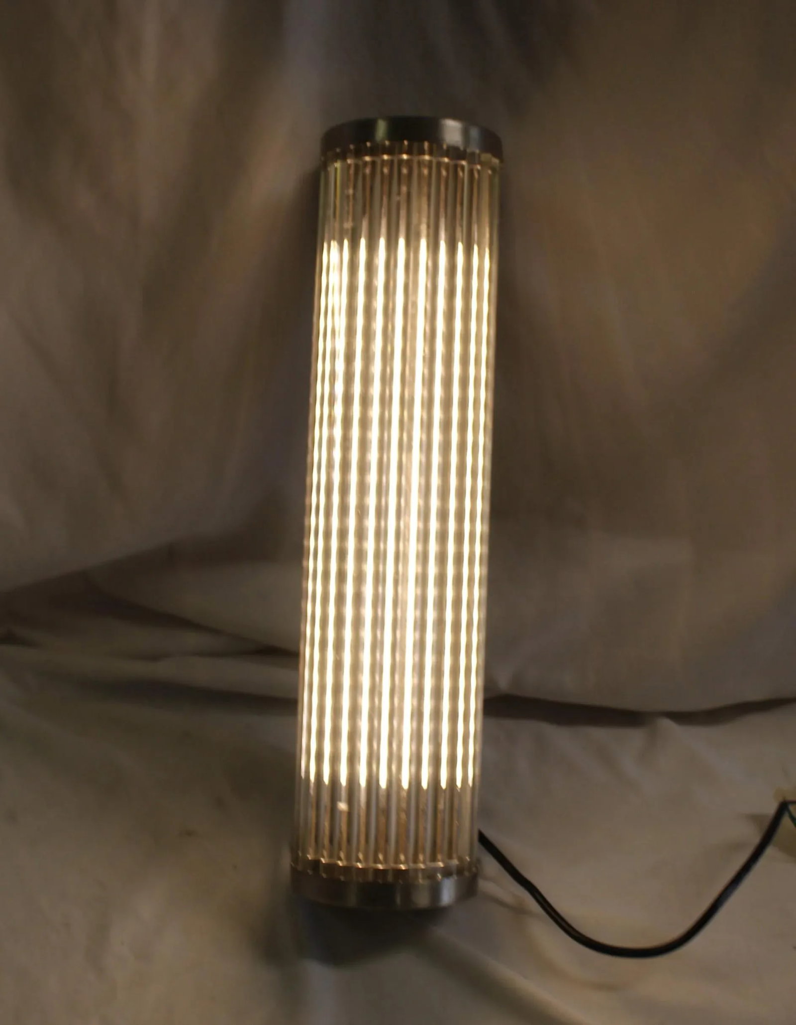 2000s Mid-Century Modern Glass Rods Led Sconce,a Single - 10