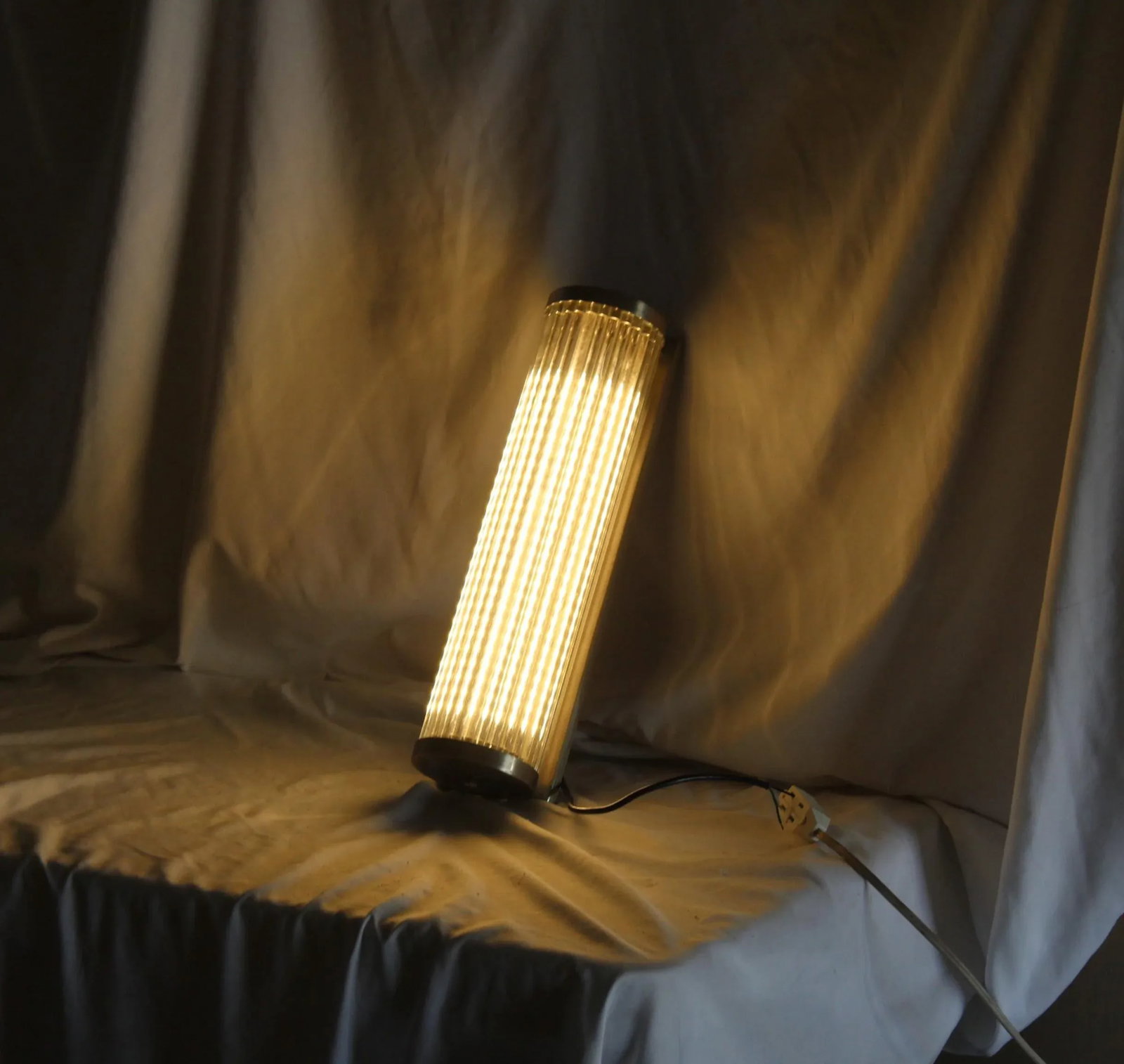 2000s Mid-Century Modern Glass Rods Led Sconce,a Single - 11