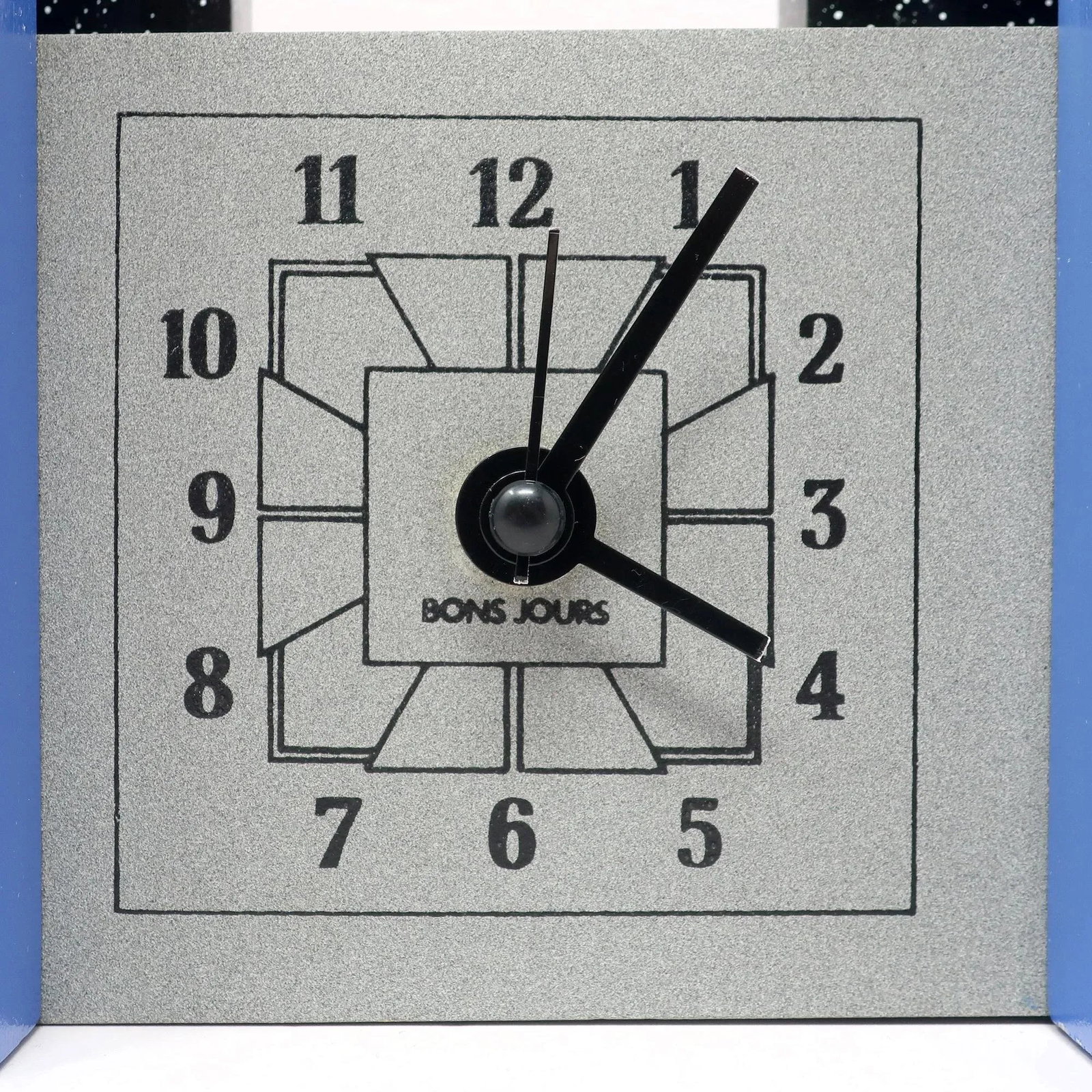 1980s French Postmodern Mantle Clock - 10