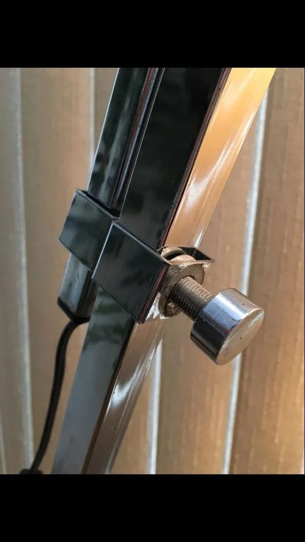 Mid-Century Chrome Floor Arch Telescoping Lamp - 5