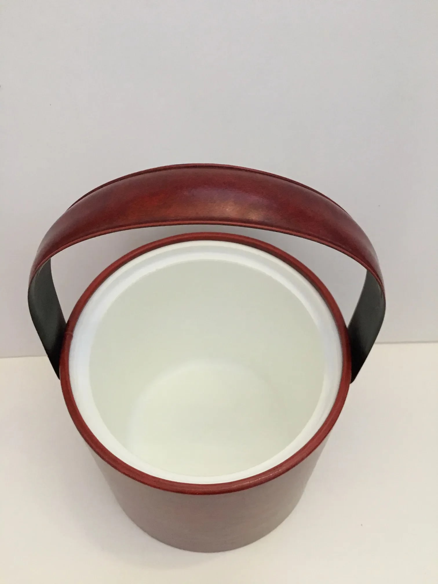 1960s George Briard Faux Leather Ice Bucket - 3