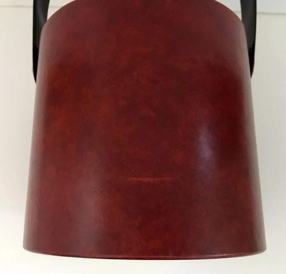 1960s George Briard Faux Leather Ice Bucket - 7