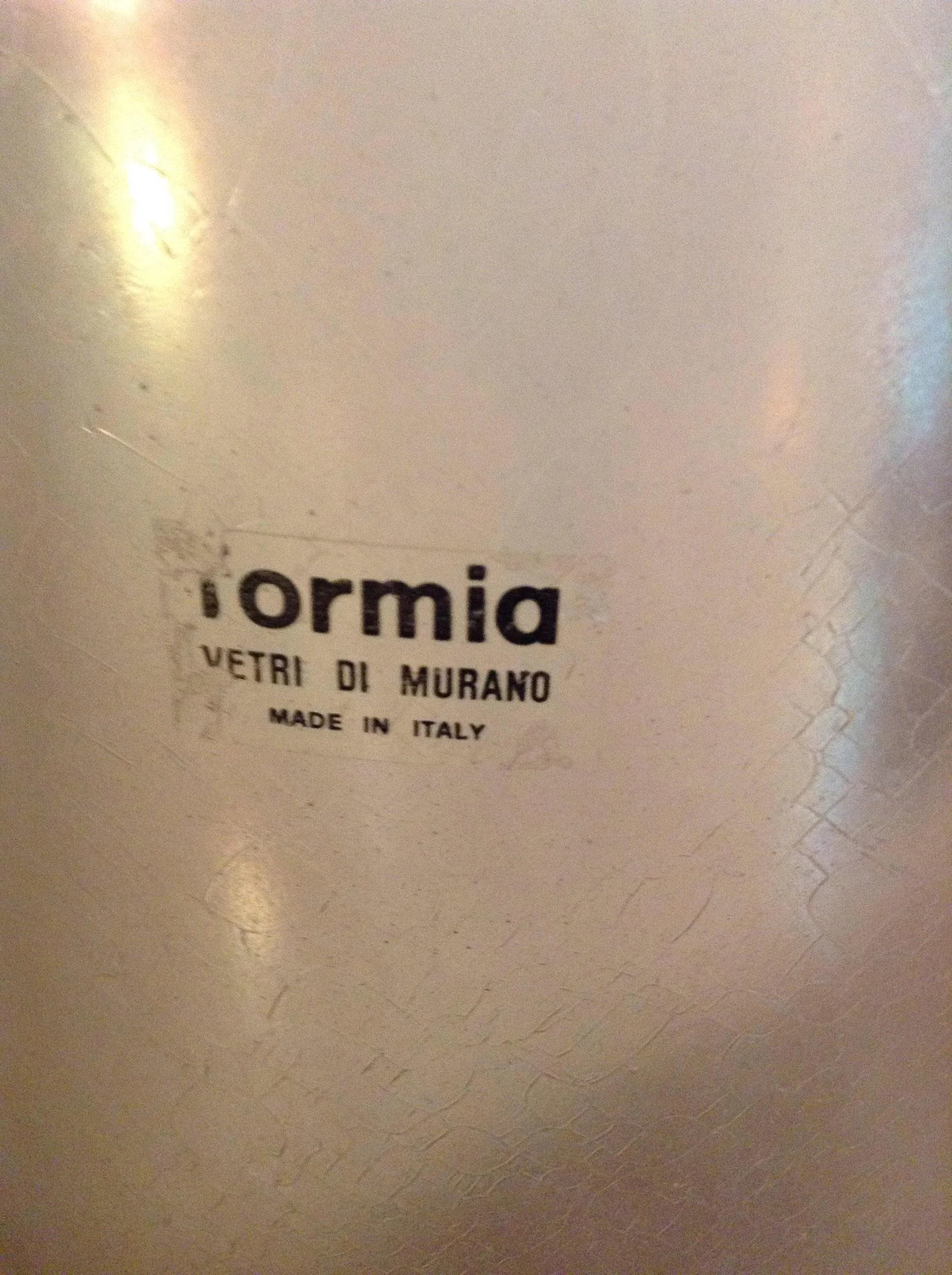 Vintage Formia Murano Oversized Vase 14 3/4 Tall - 4