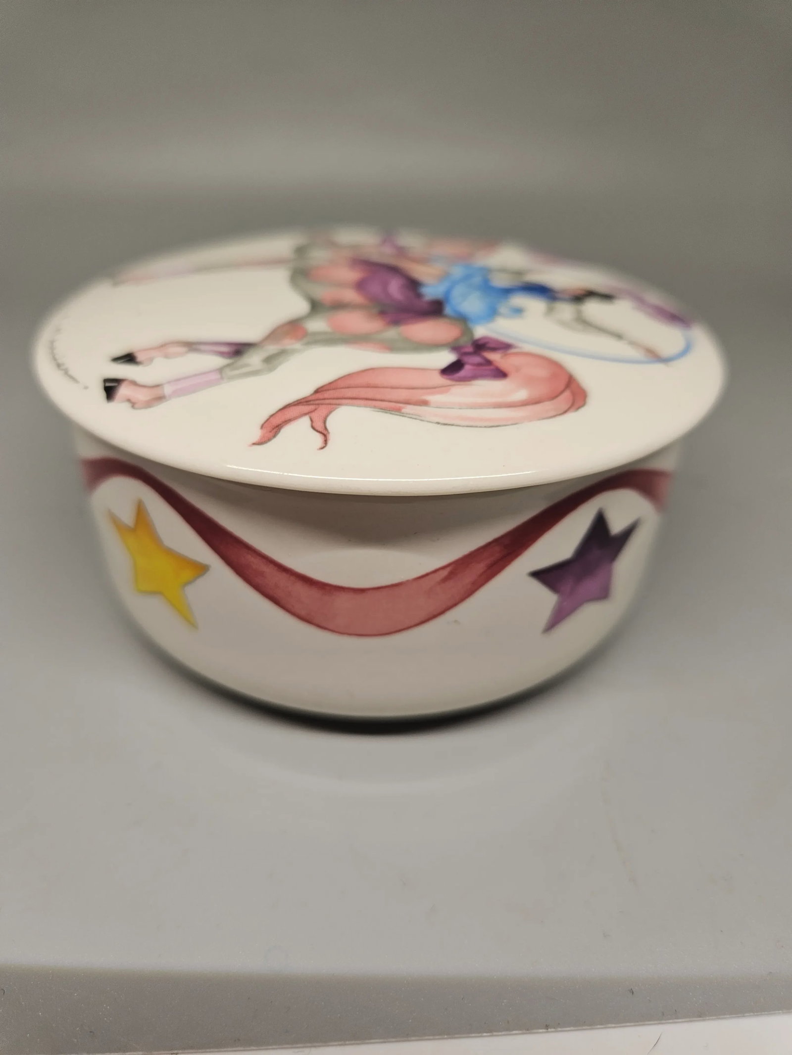 Villeroy & Boch Le Cirque Jean Mercier Porcelain Trinket Box Circus Horse Rider - 5