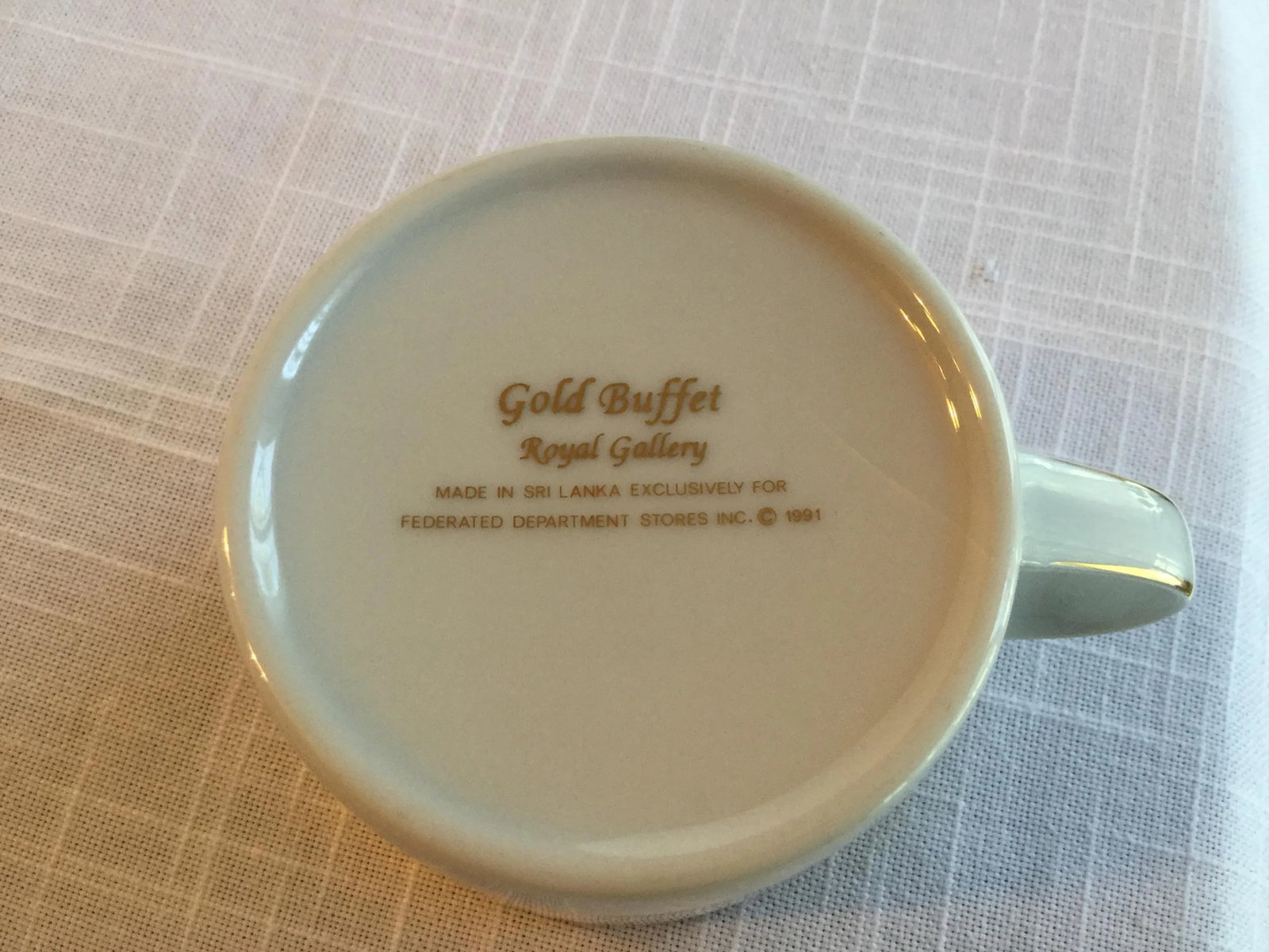 Vintage Royal Tettau Porcelain Espresso Cups & Saucers - Service for 7 - 11