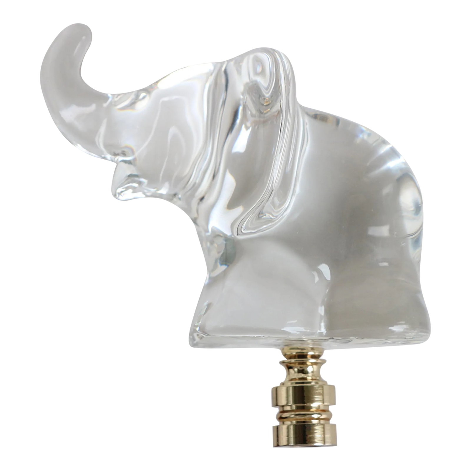 Crystal Elephant Lamp Finial: If you're looking to update the lighting in your space or simply add a unique touch to your table lamp, consider a designer lamp finial from Pythagoras Place. Handcrafted in Wisconsin, this design fea