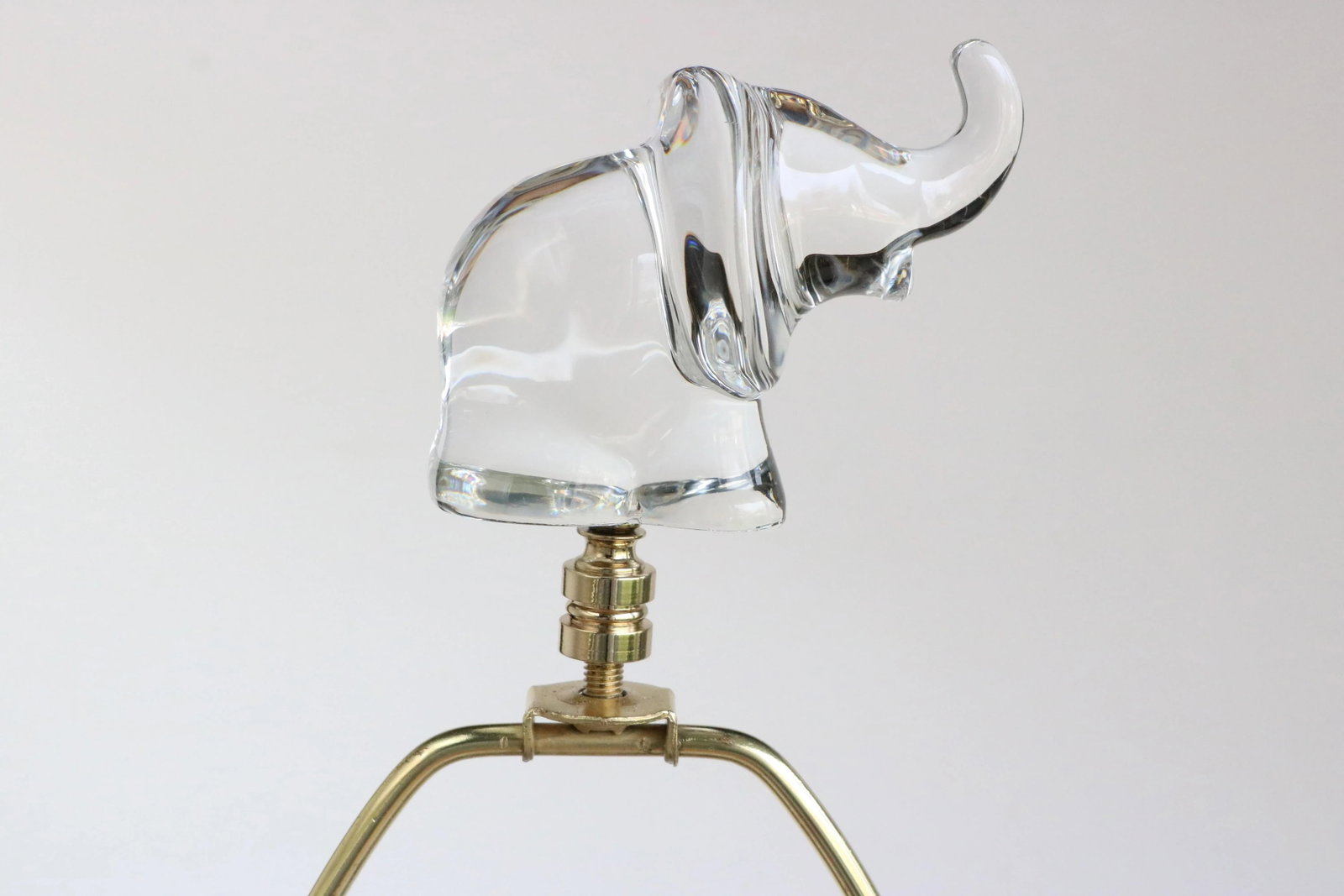 Crystal Elephant Lamp Finial - 2