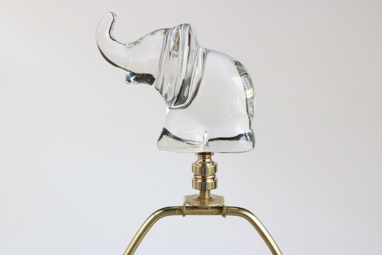 Crystal Elephant Lamp Finial - 3