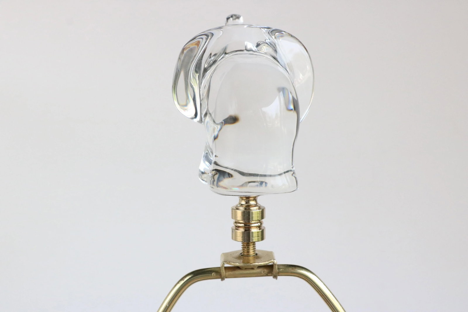 Crystal Elephant Lamp Finial - 4