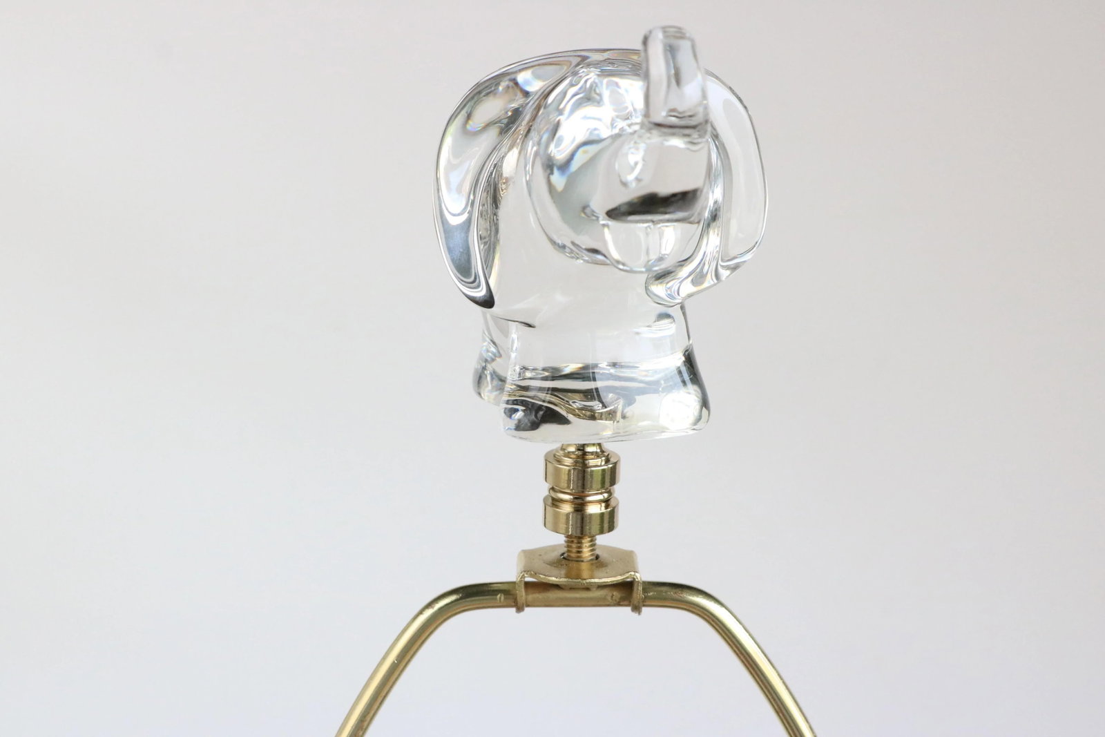 Crystal Elephant Lamp Finial - 5