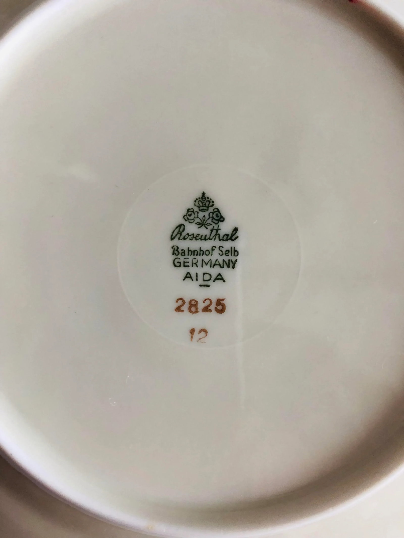Vintage Floral Rosenthal "Aida" Set of 7 Bread Plates - 5