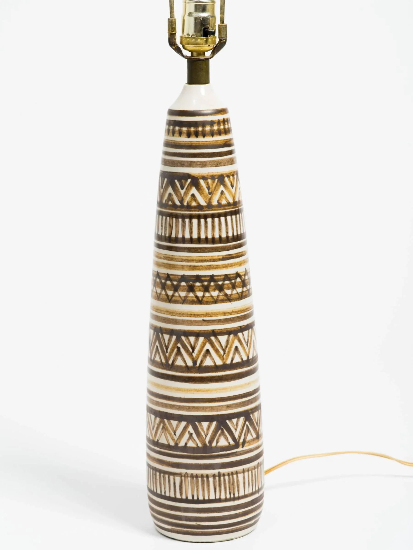 Ceramic Painted Lote Table Lamp - 2