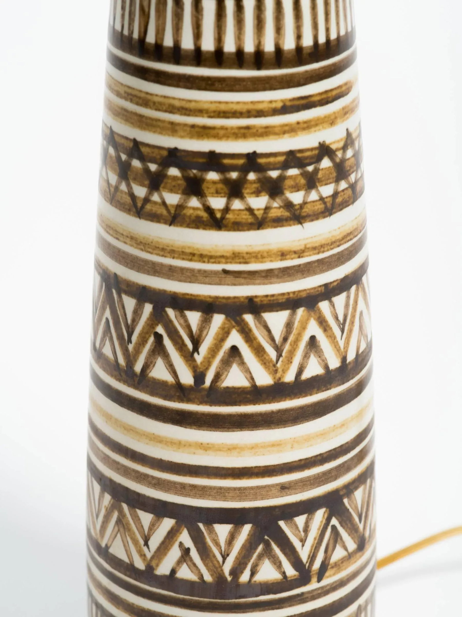 Ceramic Painted Lote Table Lamp - 5