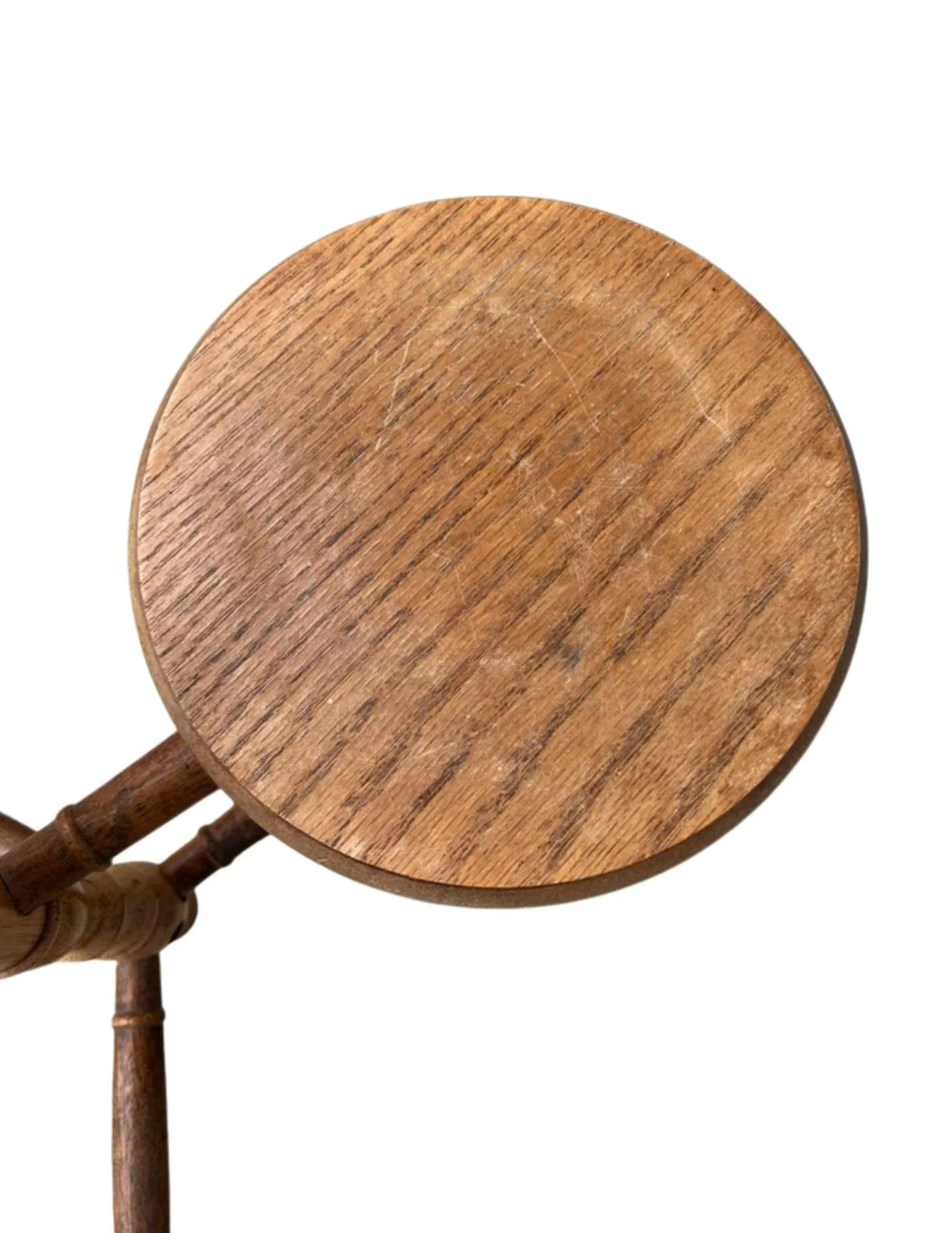 Mid-Century Bamboo Plant Stand/Side Table - 5