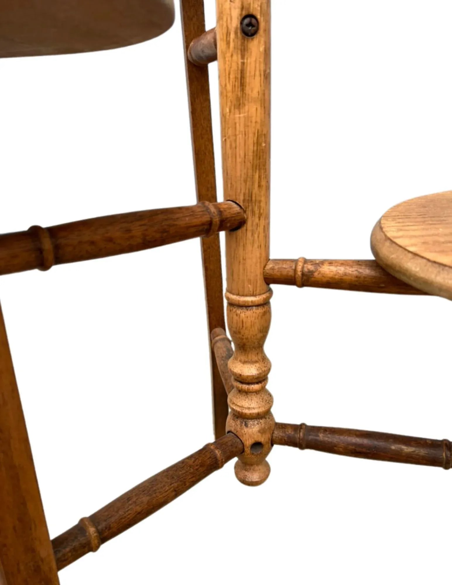 Mid-Century Bamboo Plant Stand/Side Table - 8