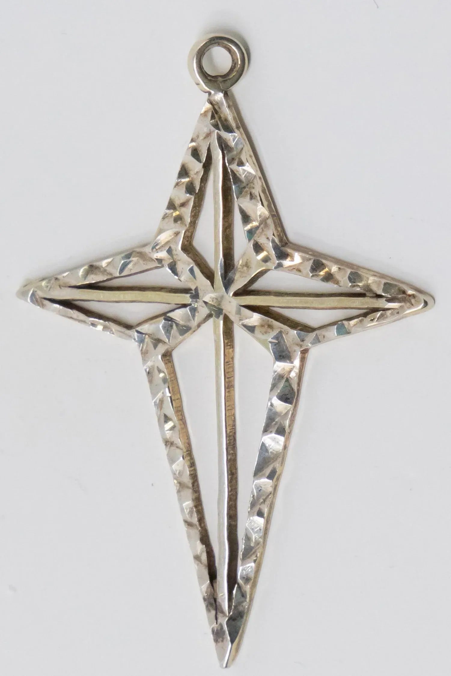 Sterling Christmas Star Ornament - 3