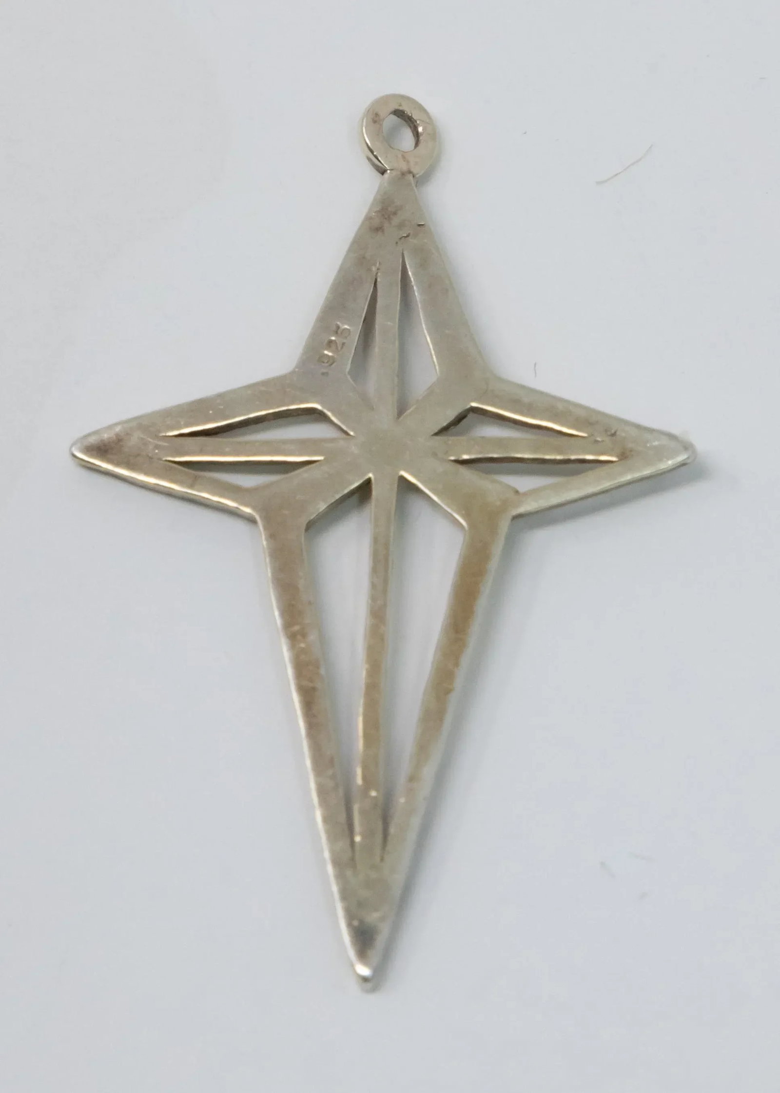 Sterling Christmas Star Ornament - 4