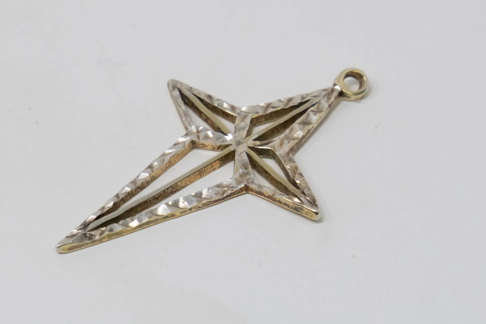 Sterling Christmas Star Ornament - 6