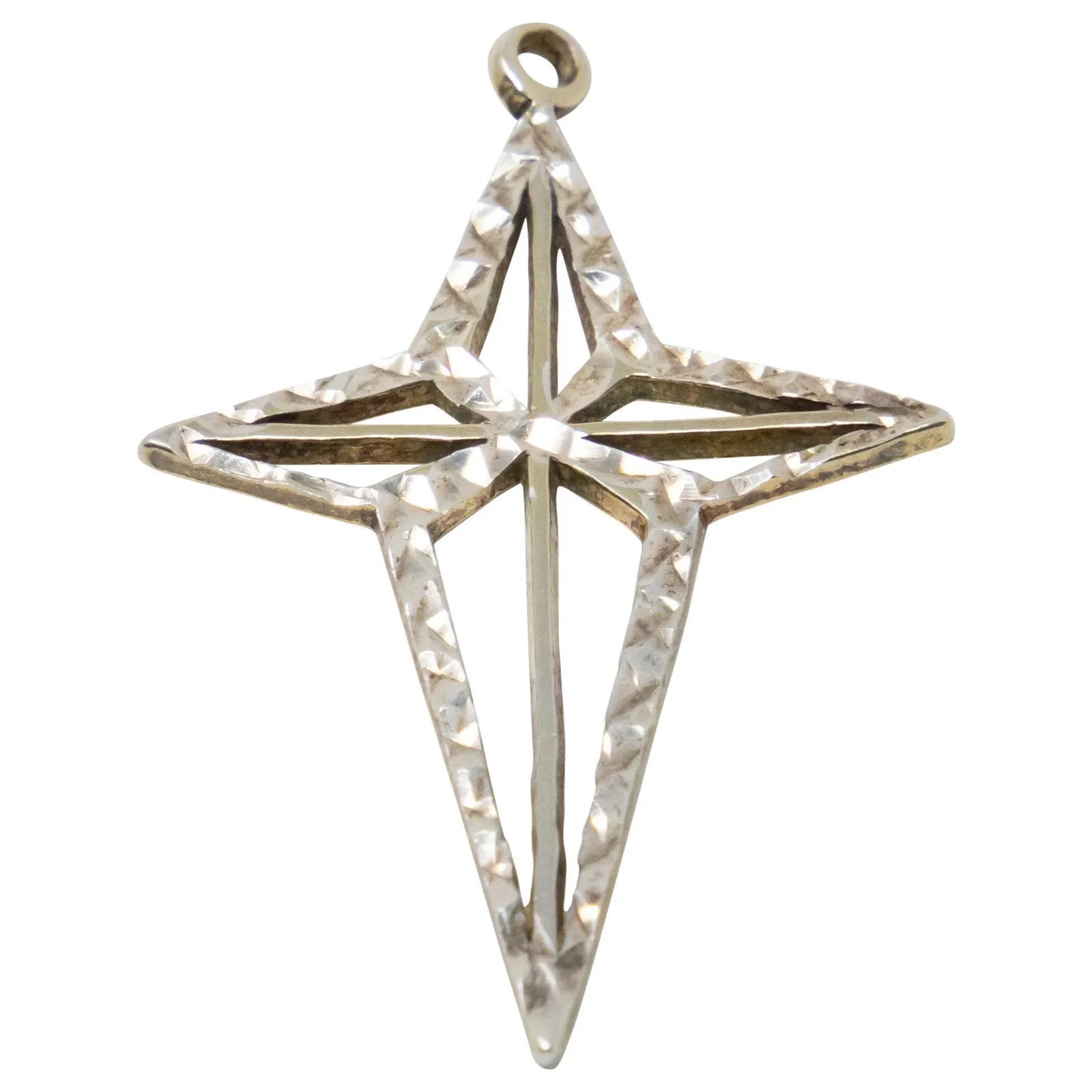 Sterling Christmas Star Ornament - 7