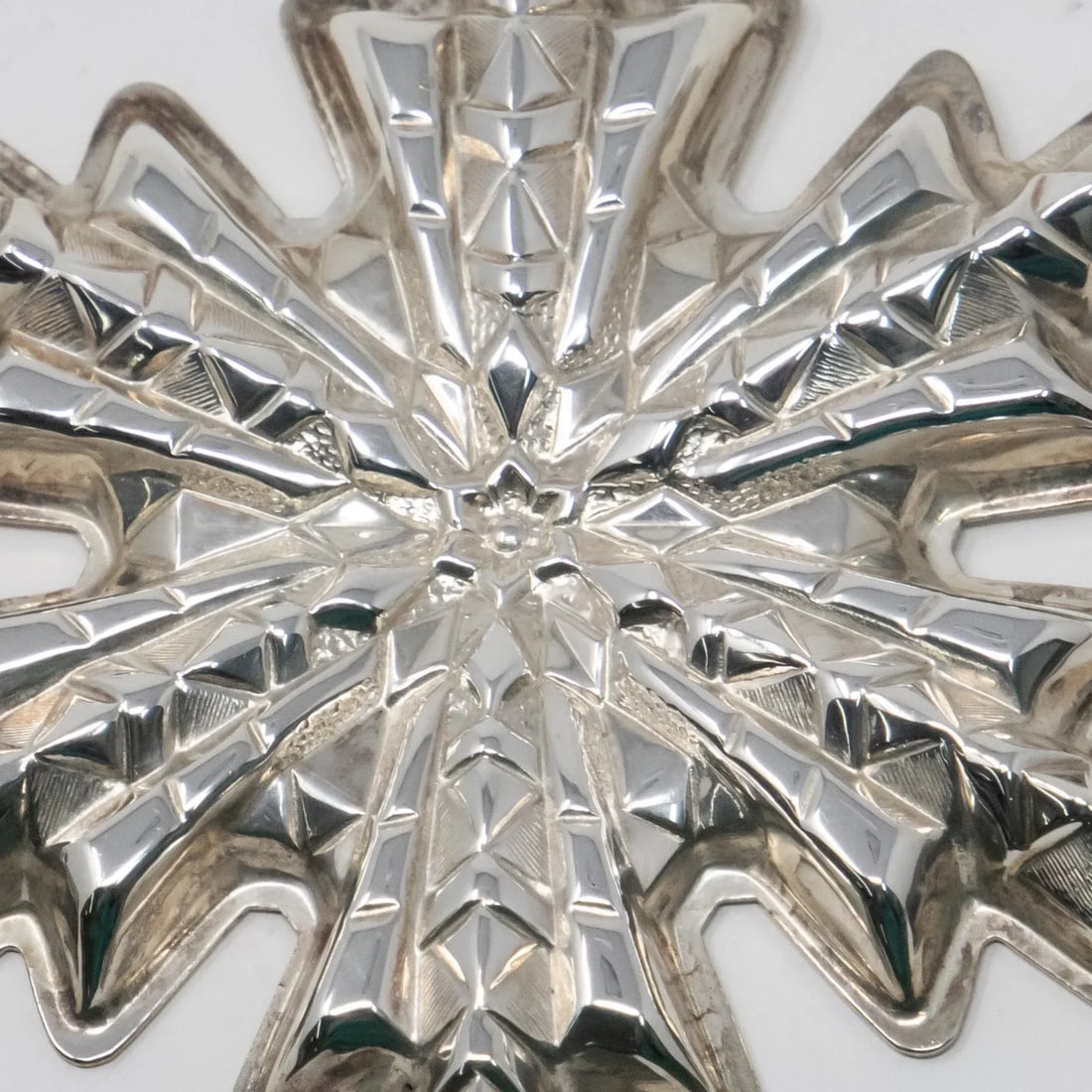 1978 Gorham Sterling Snowflake Ornament - 2