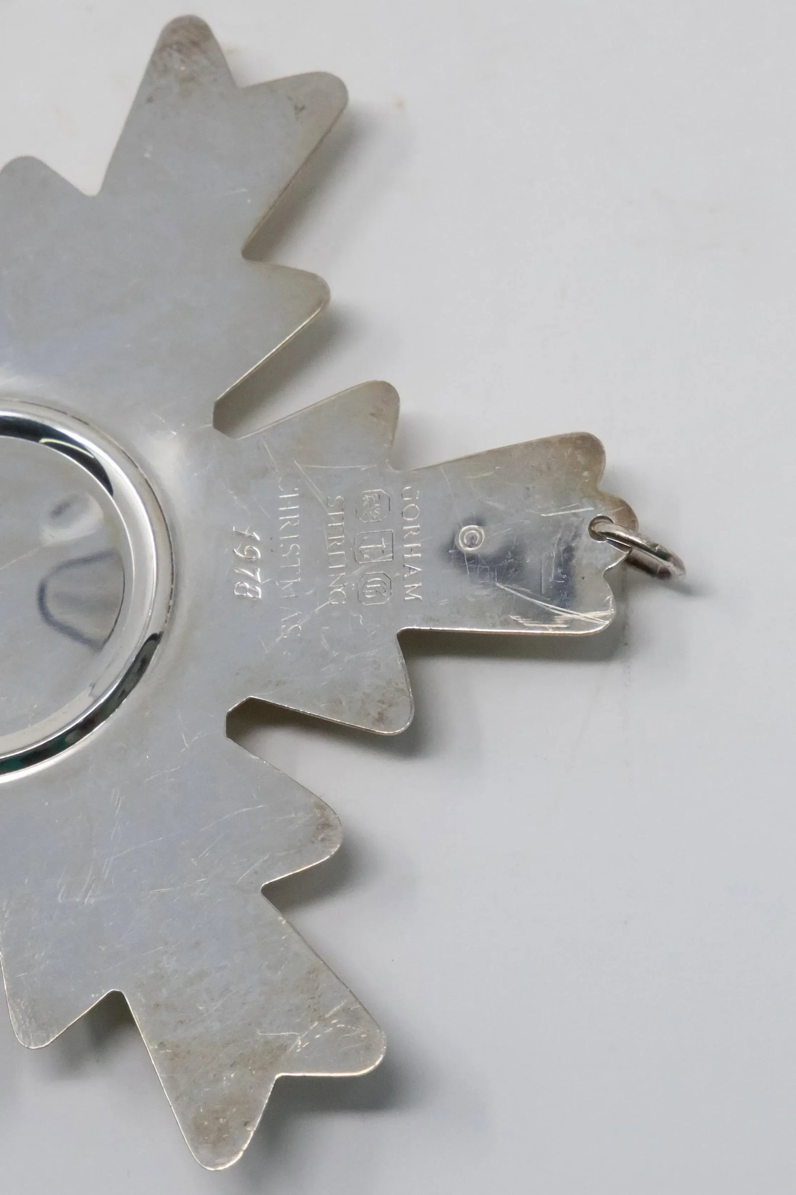 1978 Gorham Sterling Snowflake Ornament - 4