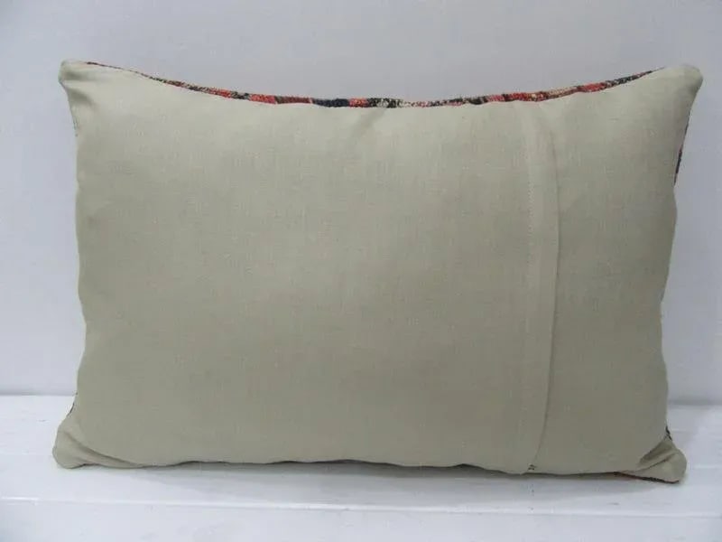 Turkish Handmade Decorative Cushion Cover - 24"W x 16"H - 3