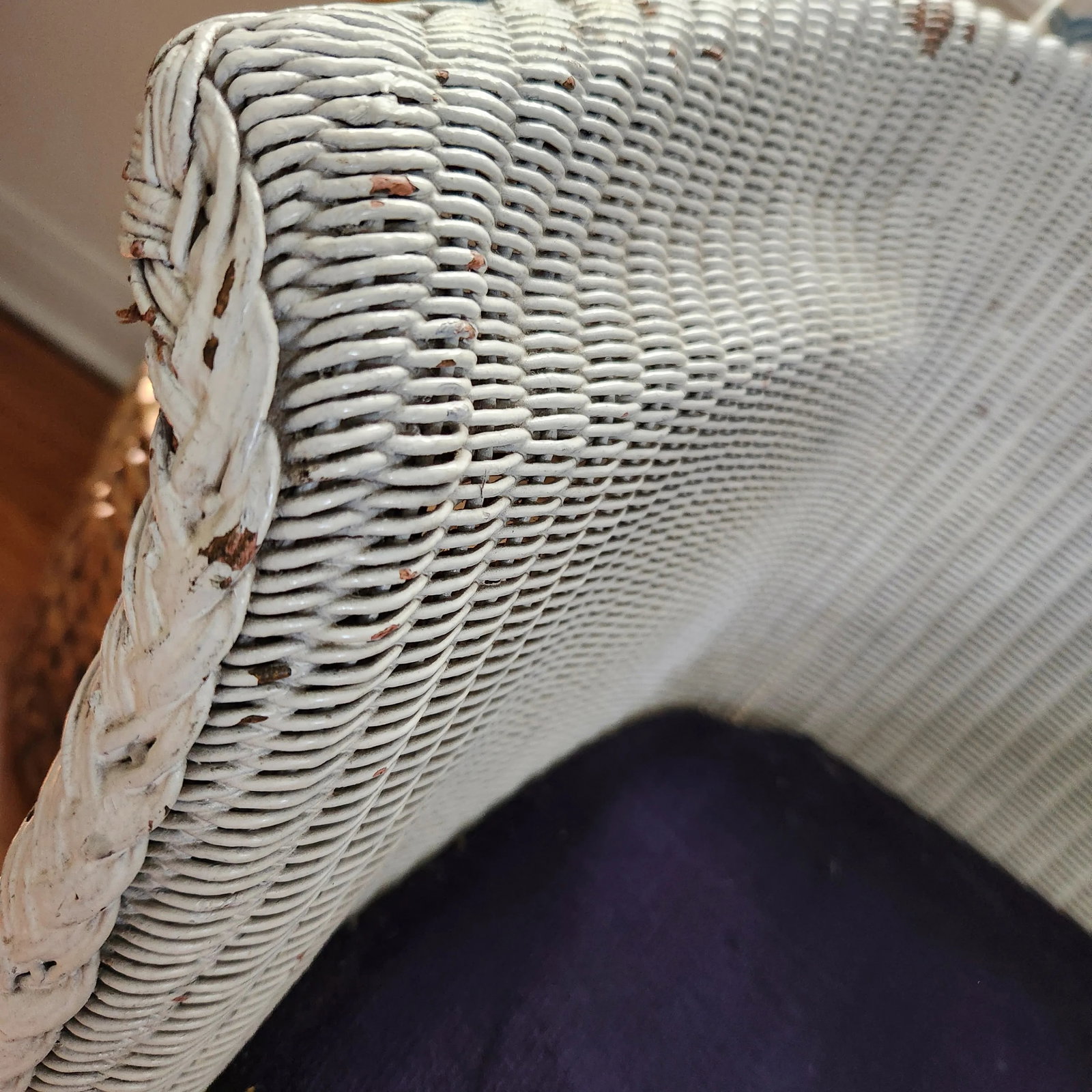 1930s Lloyd Loom Country Porch Chair - 2